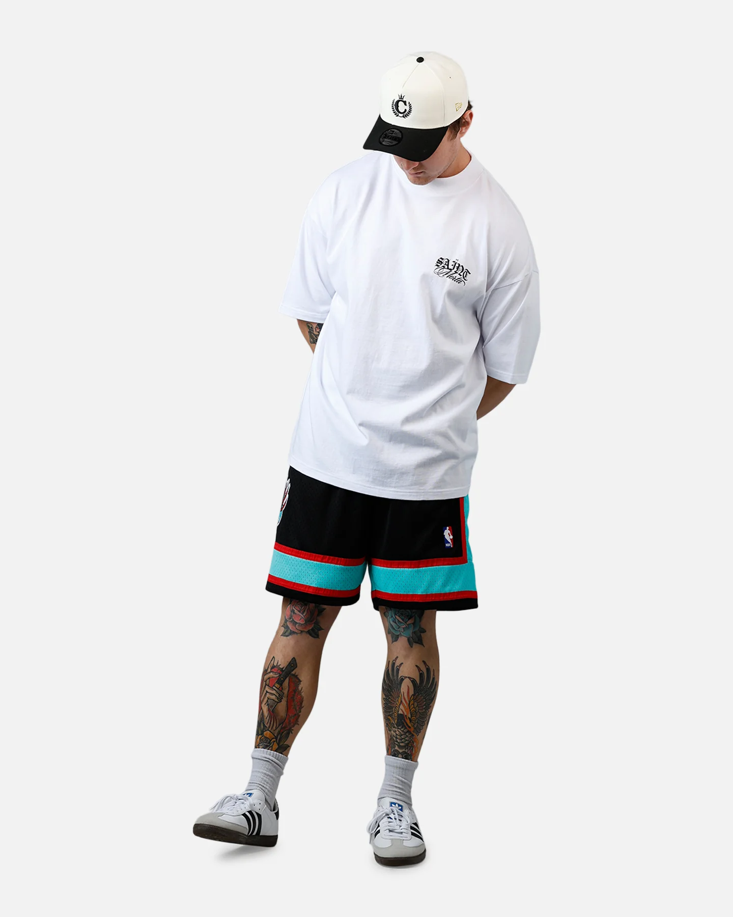 Mitchell & Ness Memphis Grizzlies 01' Swingman Shorts Black - Image 2