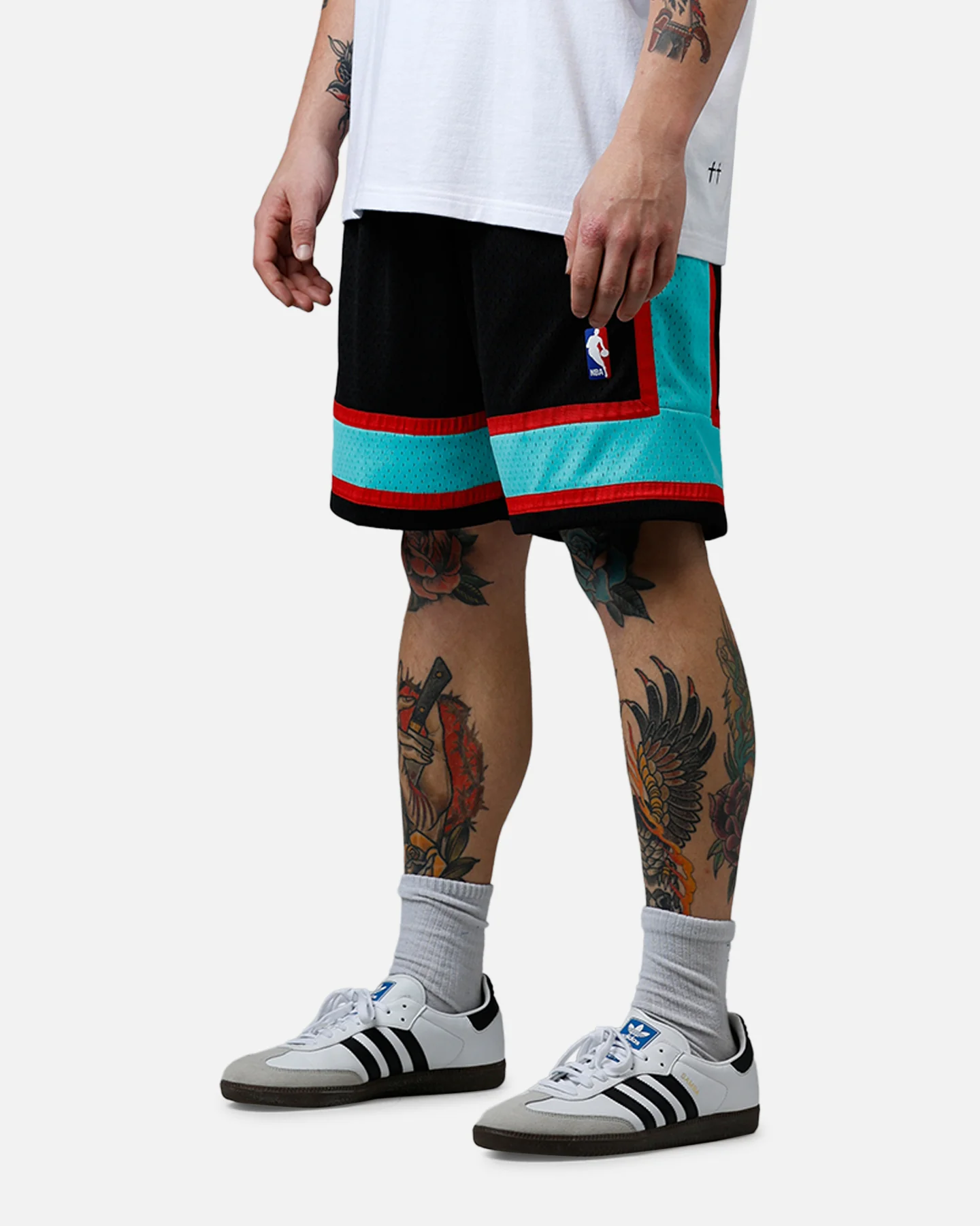 Mitchell & Ness Memphis Grizzlies 01' Swingman Shorts Black - Image 4