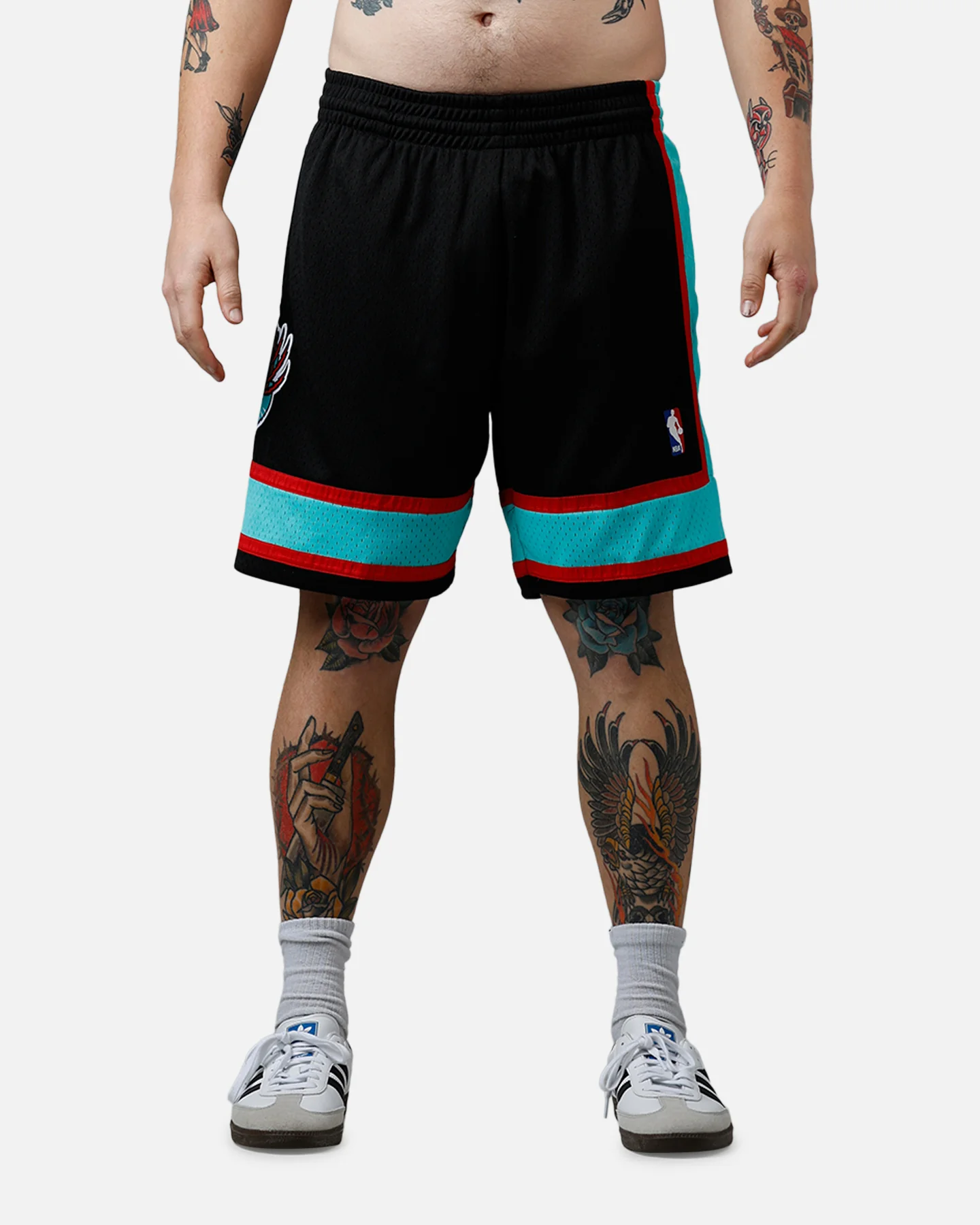 Mitchell & Ness Memphis Grizzlies 01' Swingman Shorts Black - Image 6