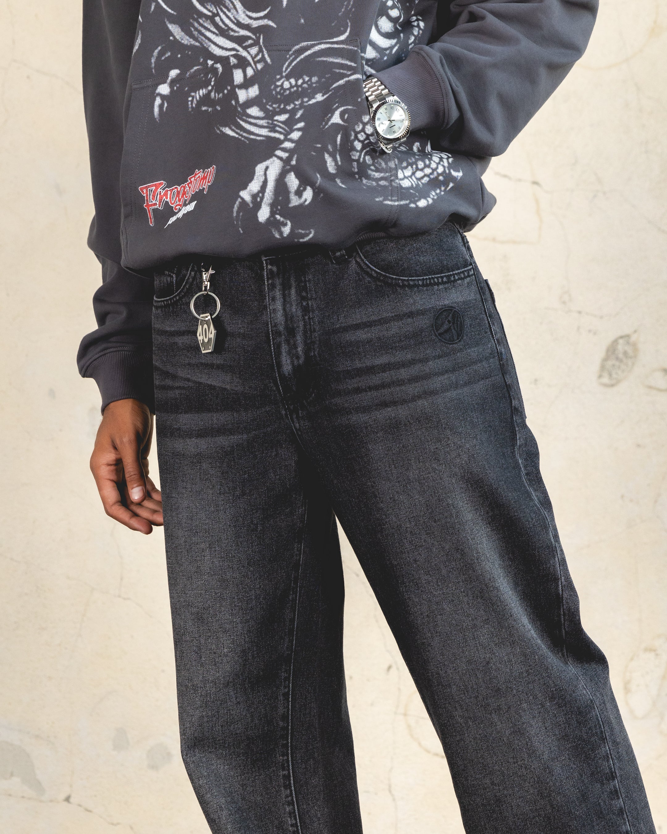 404 205 Bootcut Jeans Black - Image 4