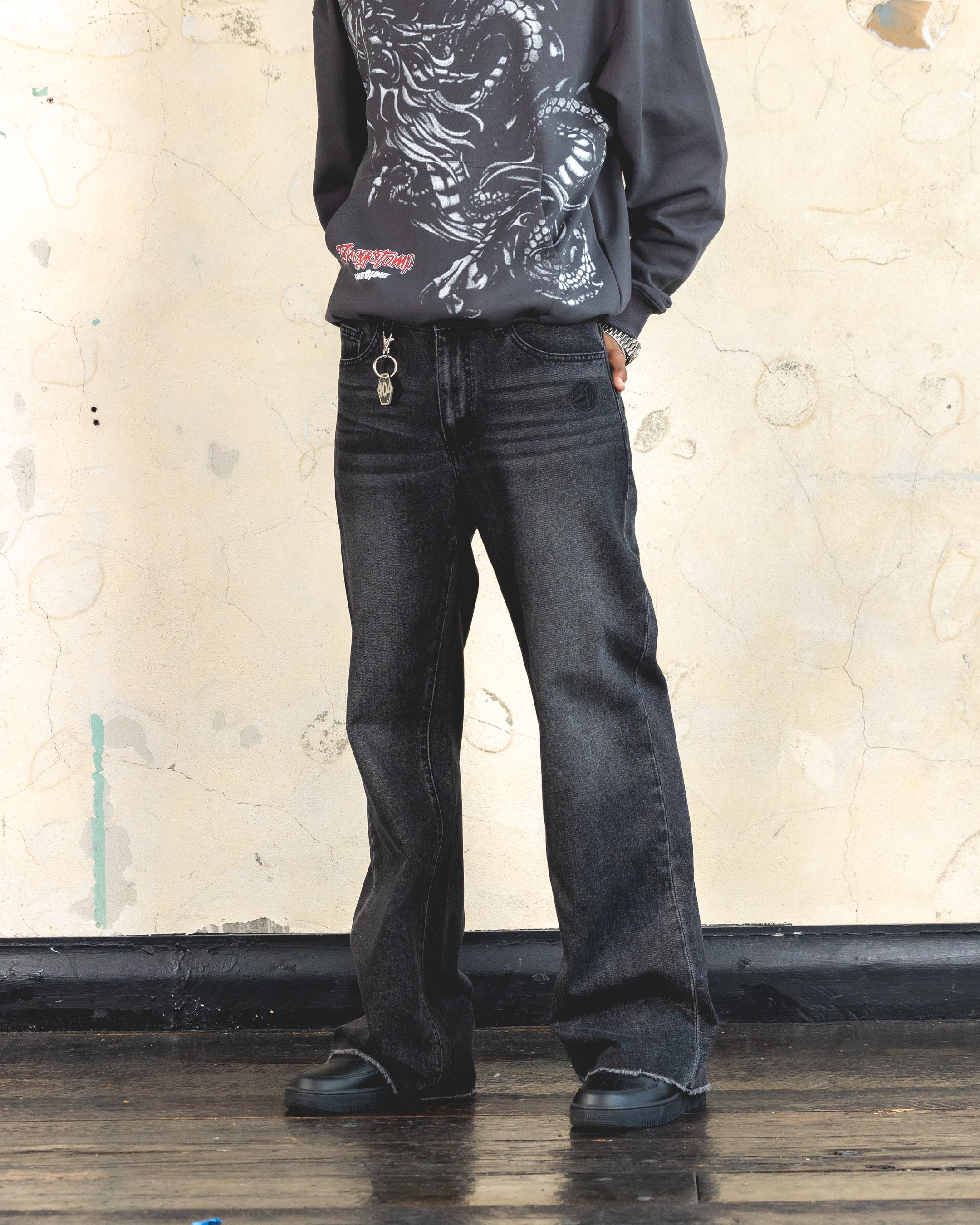 404 205 Bootcut Jeans Black - Image 6