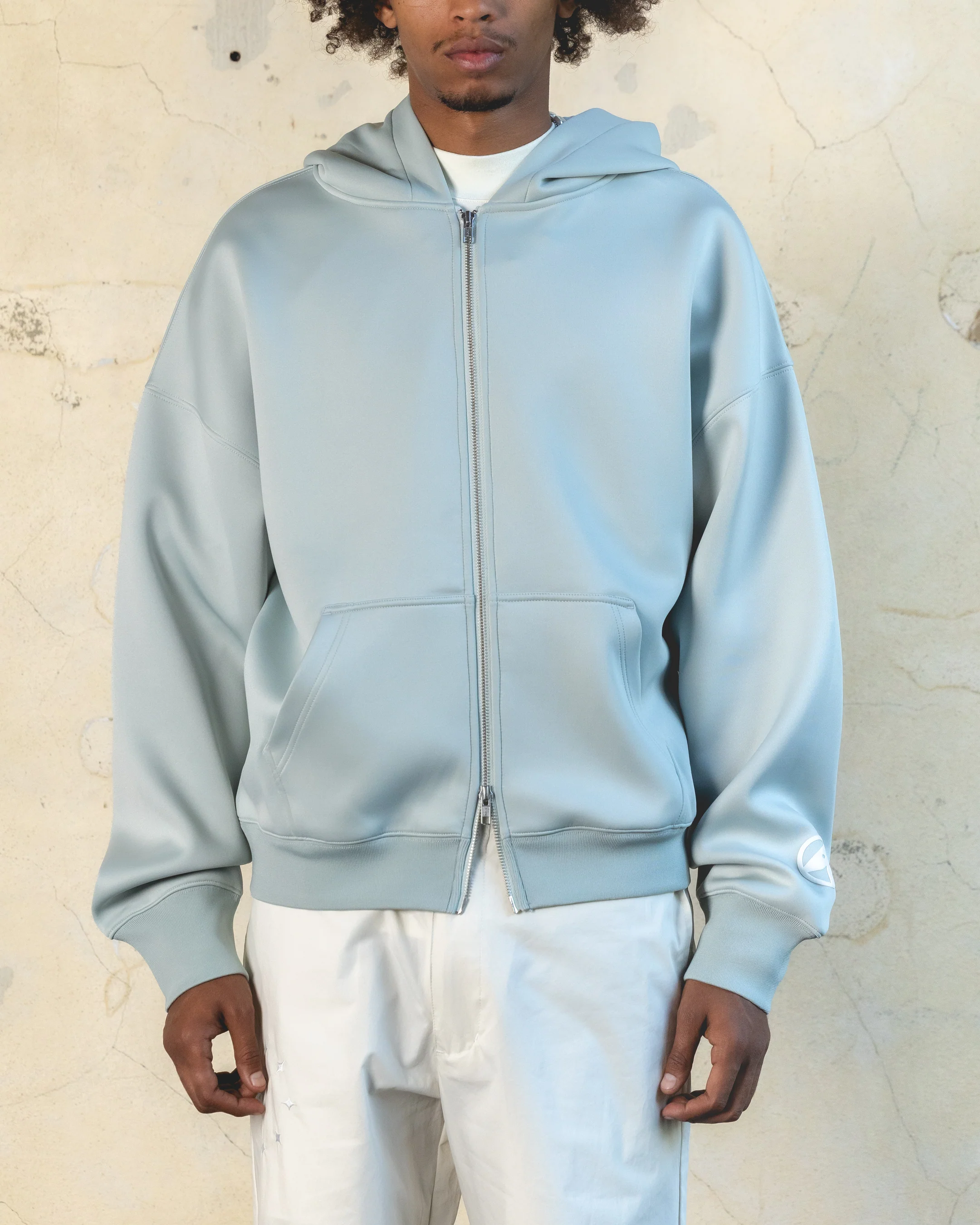 404 Function Zip Hoodie Sage - Image 3