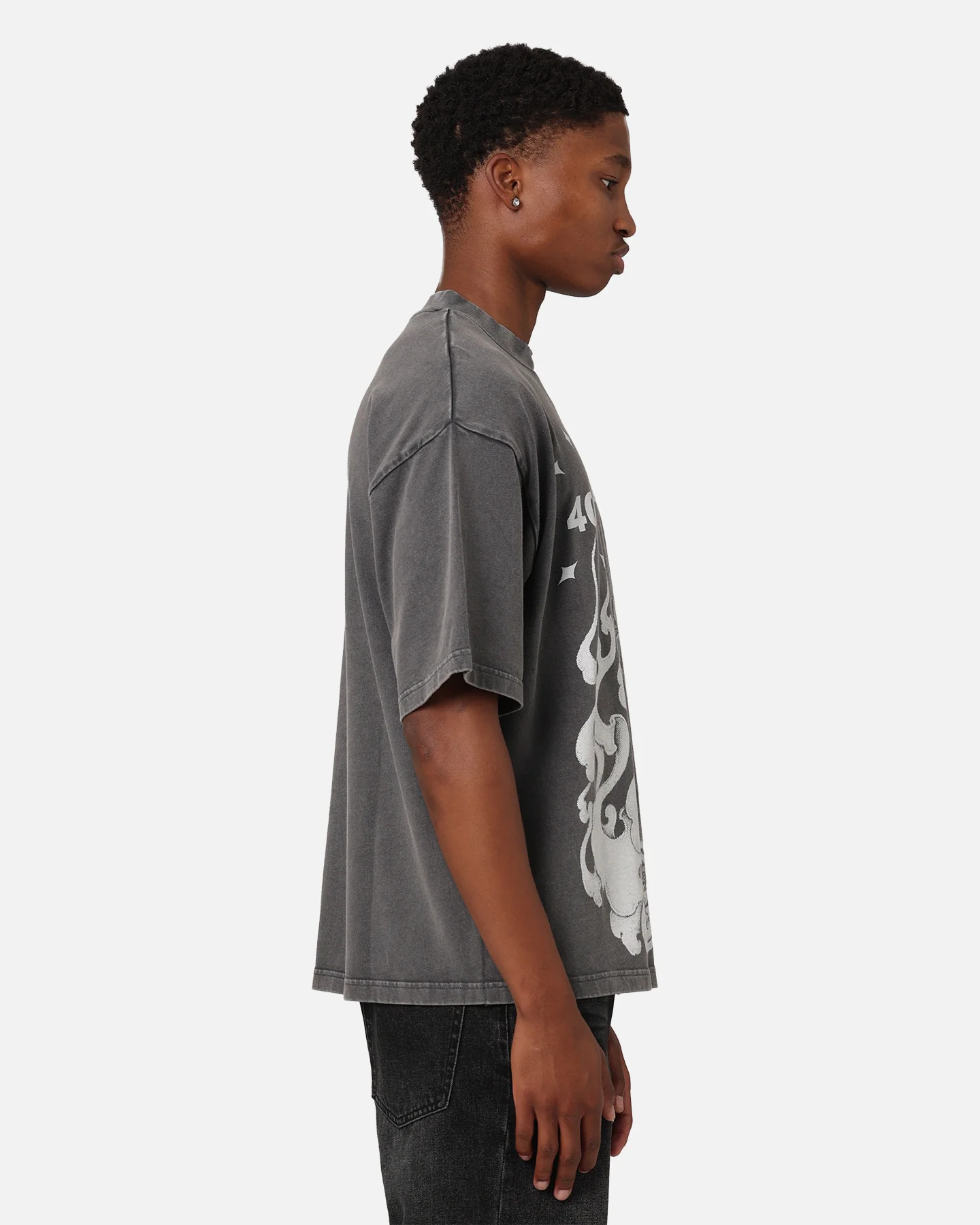 404 Geisha T-Shirt Charcoal - Image 5