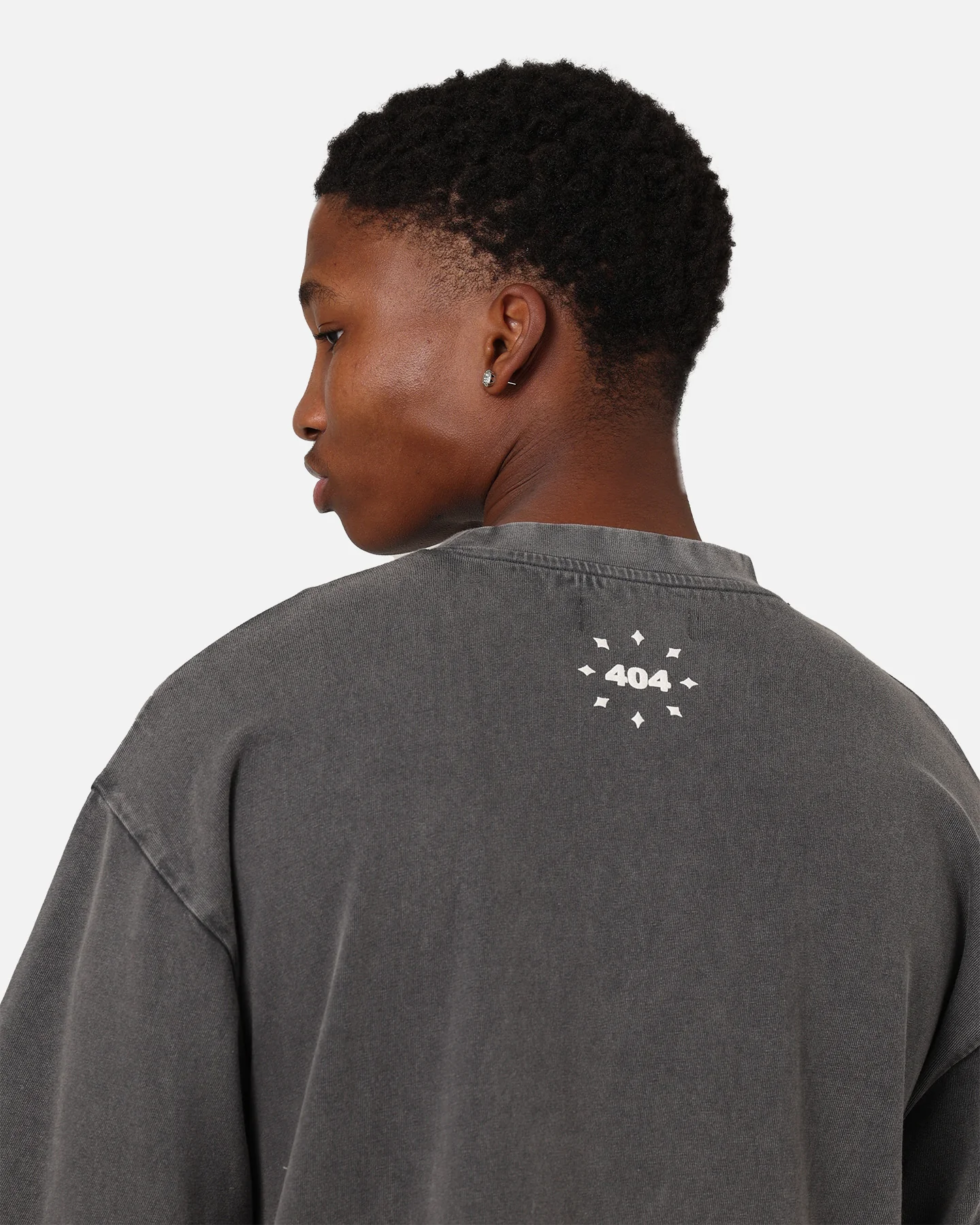 404 Geisha T-Shirt Charcoal - Image 7
