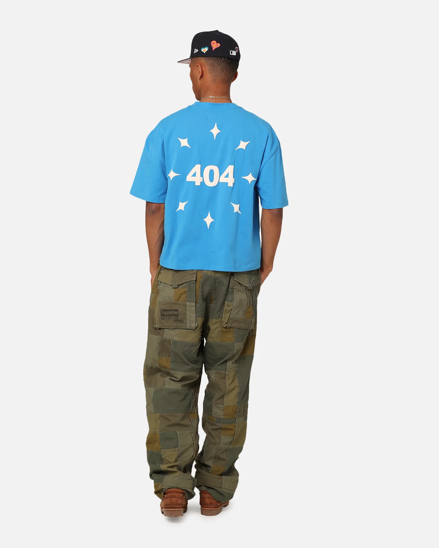 404 Mid Century Art T-Shirt Blue - Image 3