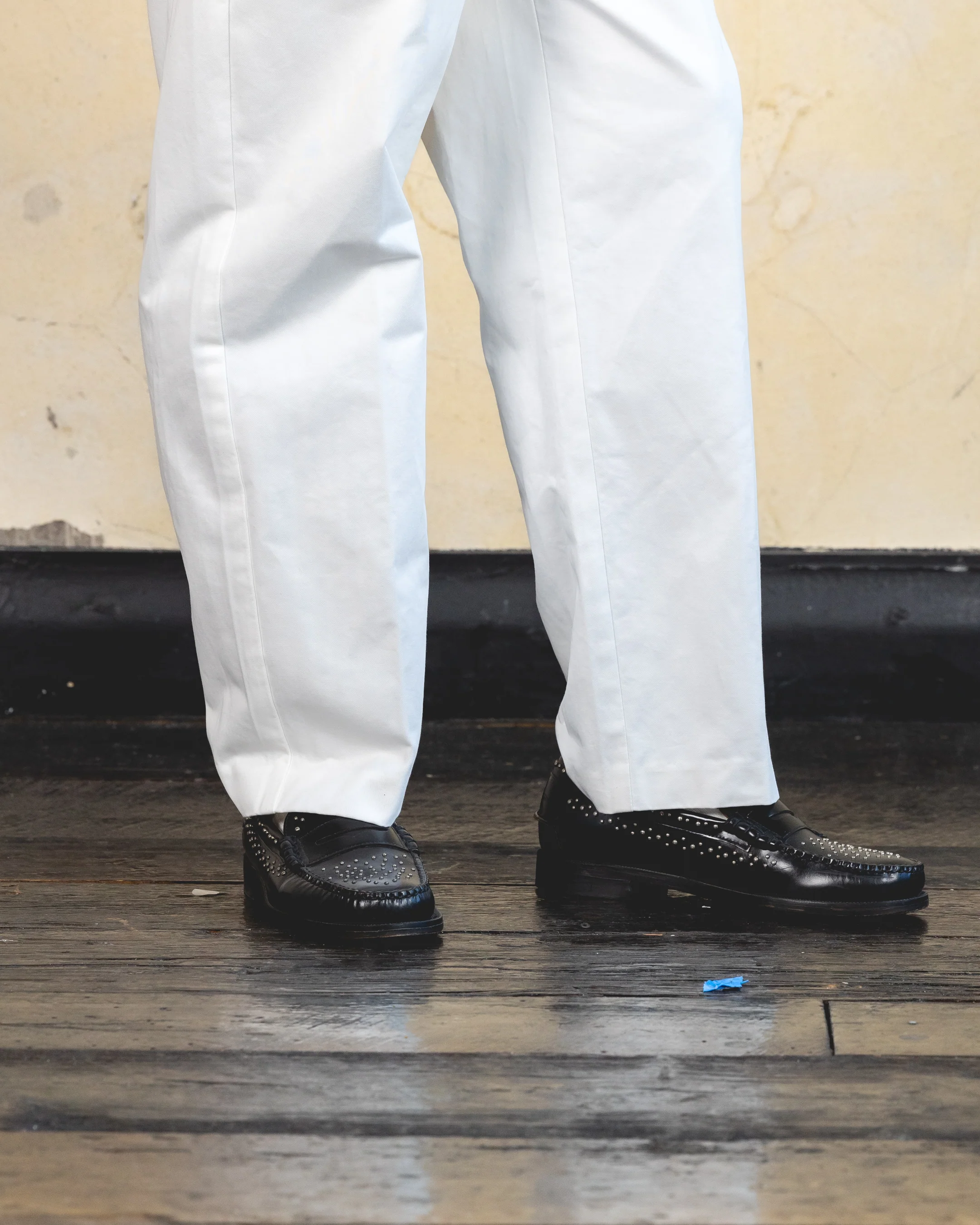404 Studio High Waist Trousers Off White - Image 3