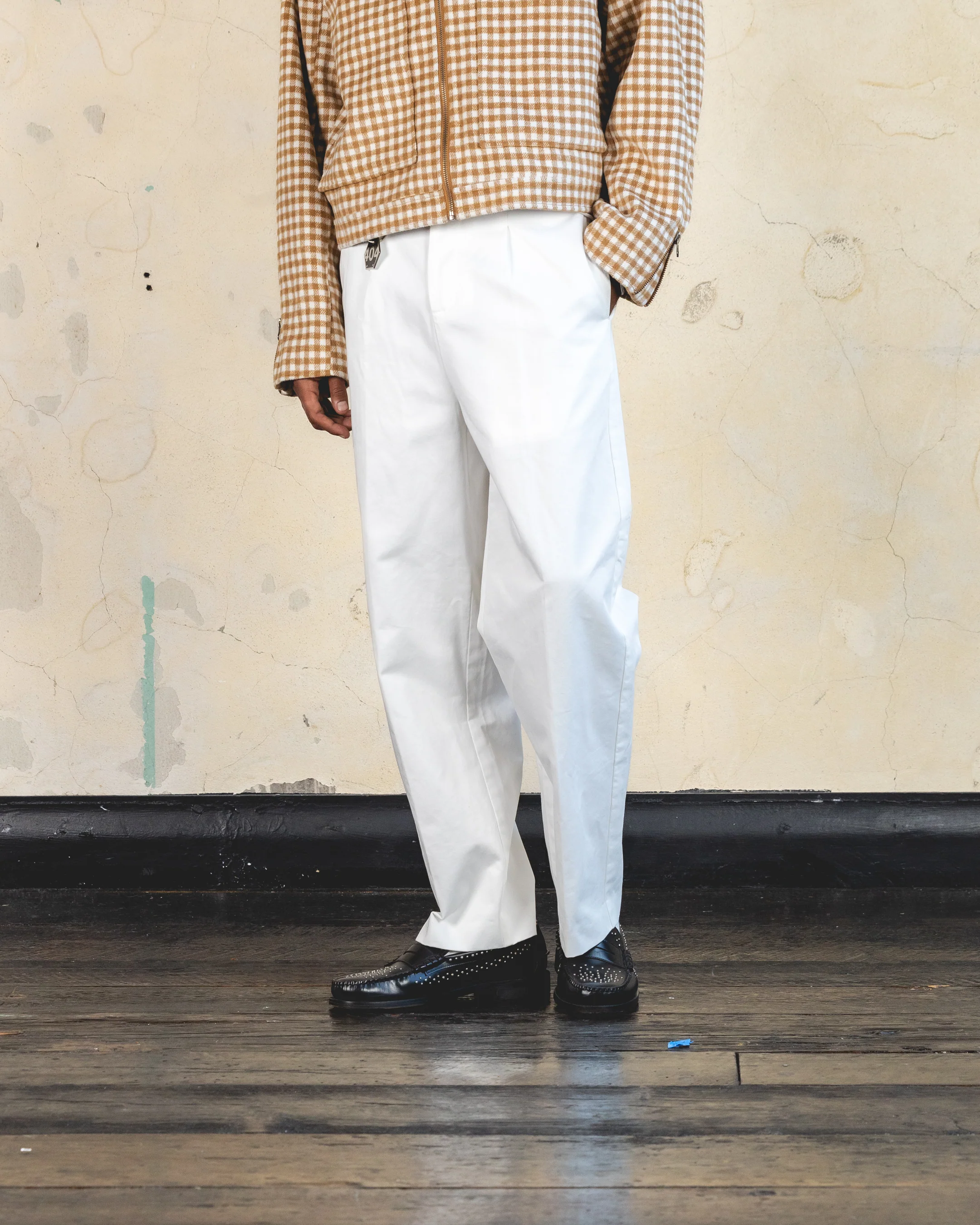 404 Studio High Waist Trousers Off White - Image 6