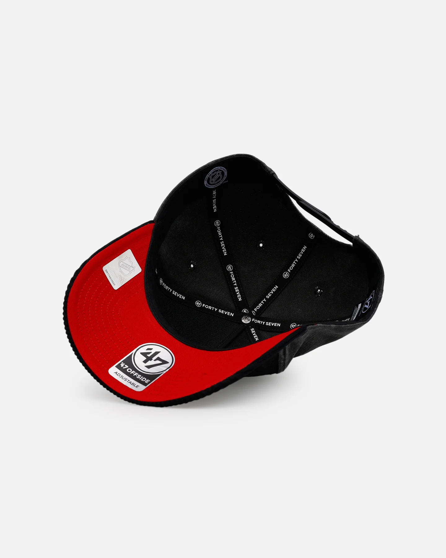 47 Brand Anaheim Ducks 'Black & Red' 47 Offside Snapback Black/Red - Image 7