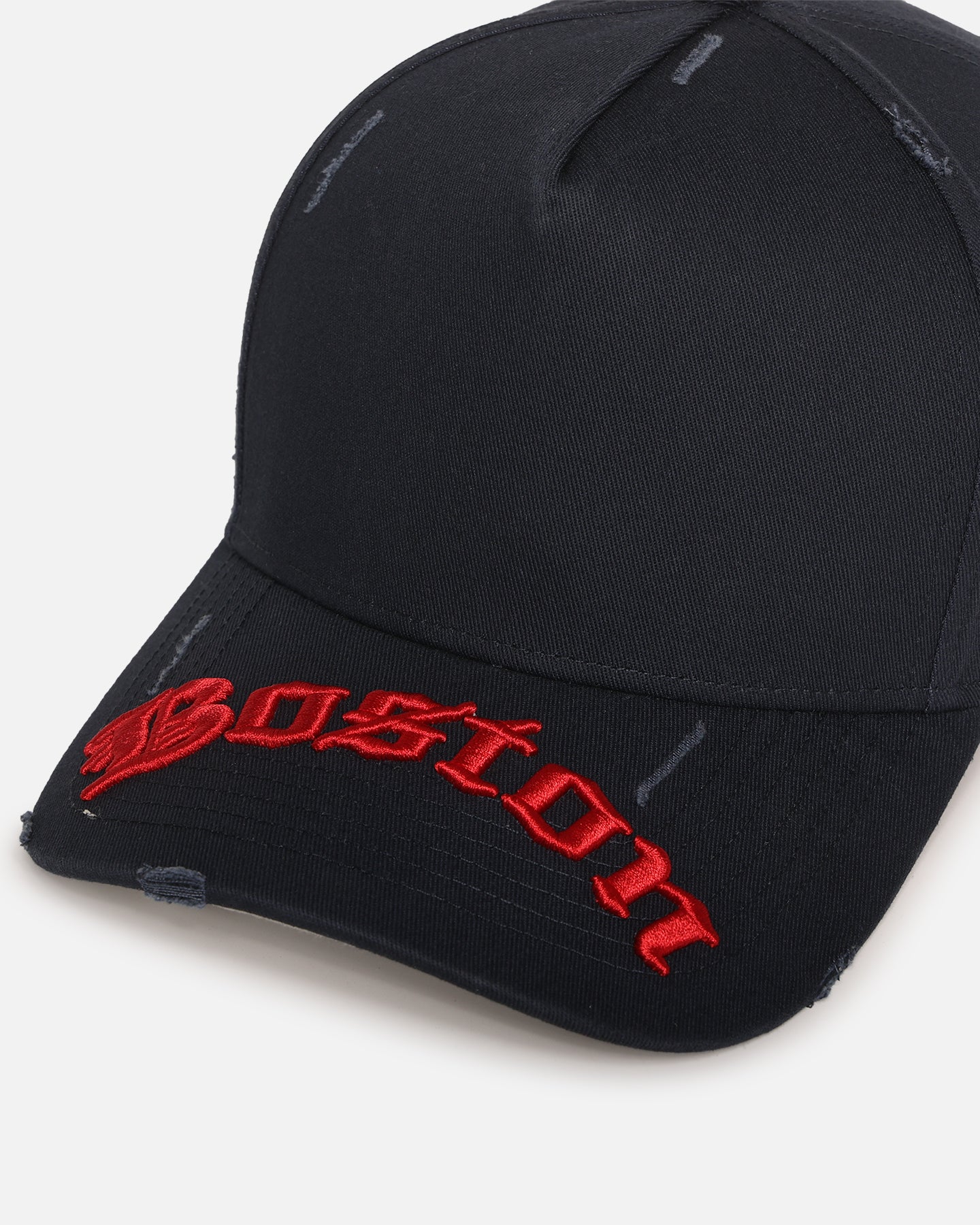 47 Brand Boston Red Sox 'Destruct Gothic Visor' 47 Offside Strapback Navy/Navy - Image 5