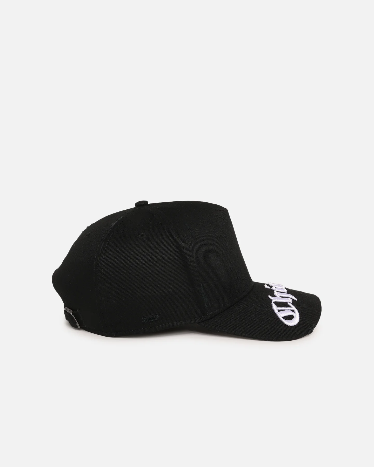 47 Brand Chicago White Sox 'Destruct Gothic Visor' 47 Offside Strapback Black/Black - Image 3