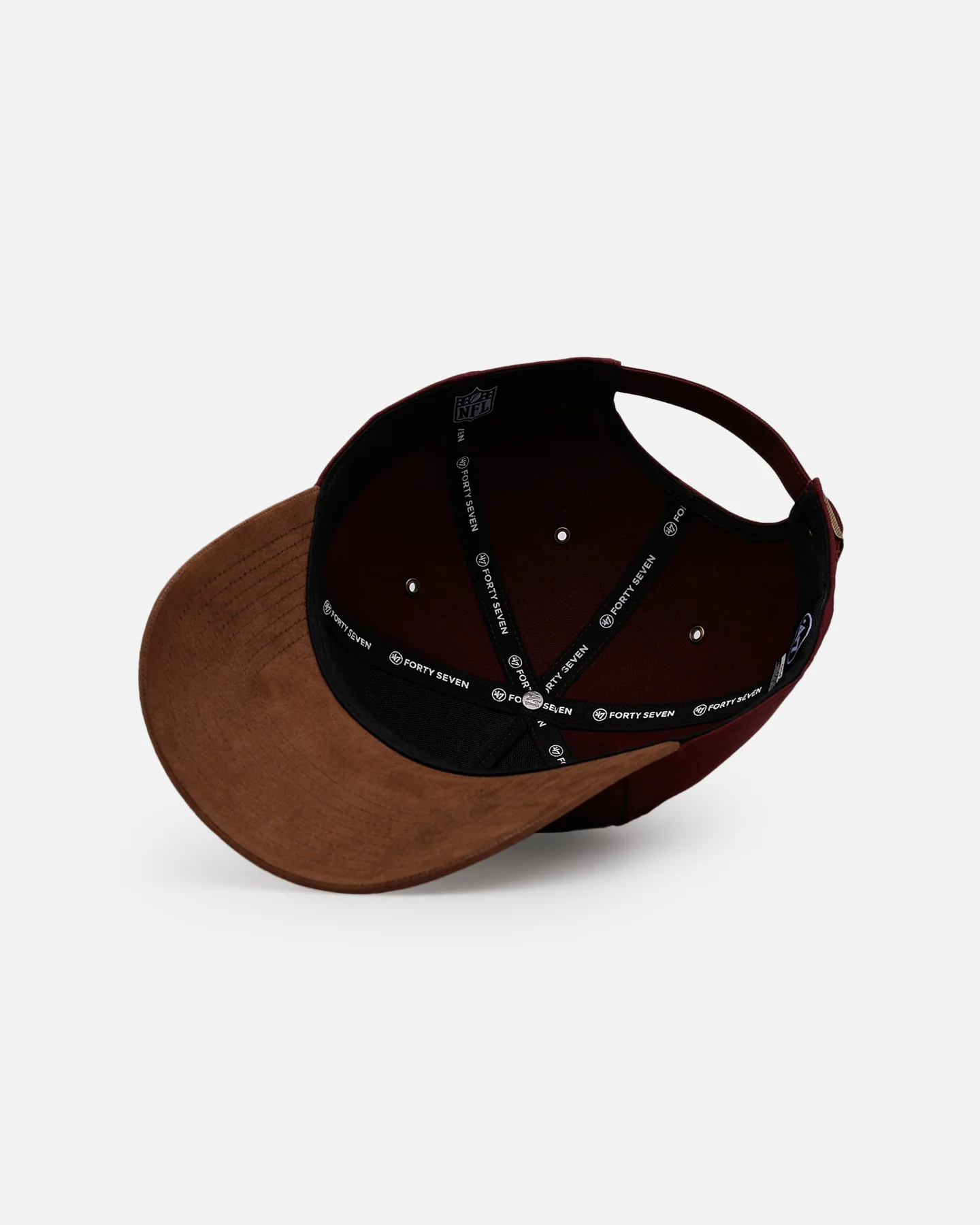 47 Brand Detroit Lions 'Cherry Pie' 47 Offside Strapback Dark Maroon - Image 6