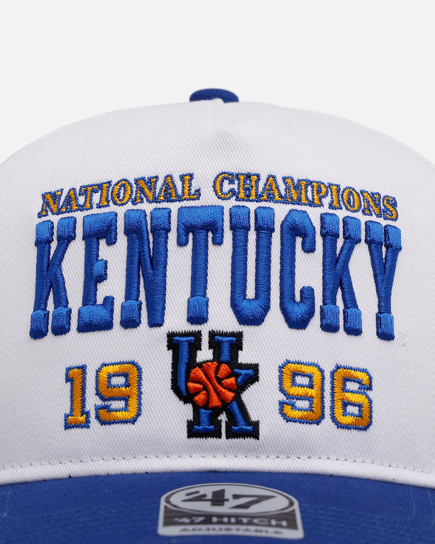 47 Brand Kentucky 1996 'March Madness' Hitch Snapback White/Blue - Image 5