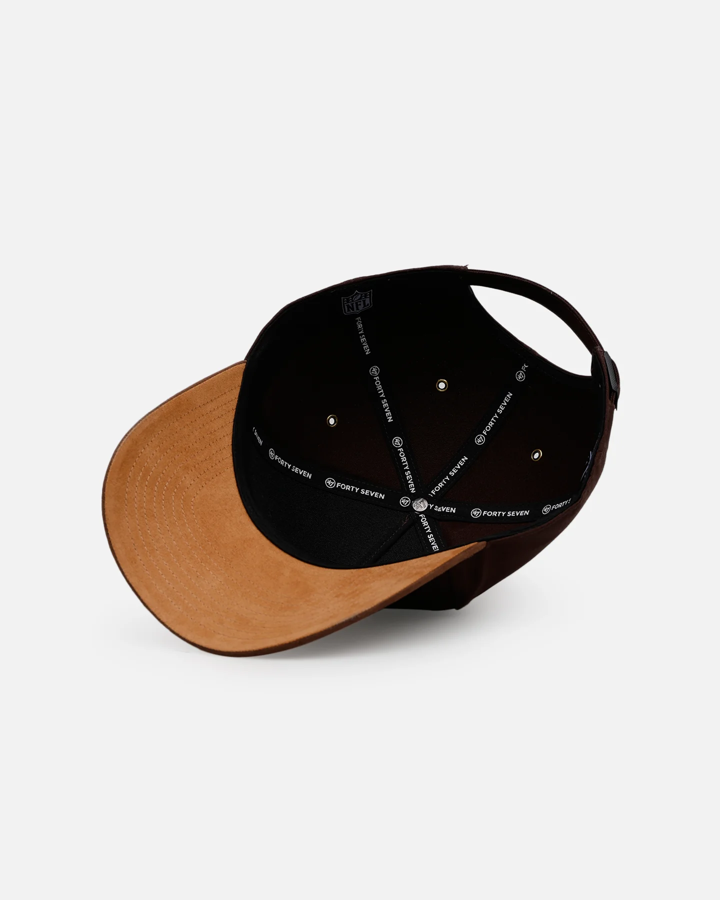 47 Brand Las Vegas Raiders 'Chocolate Pie' 47 Offside Strapback Chocolate - Image 6
