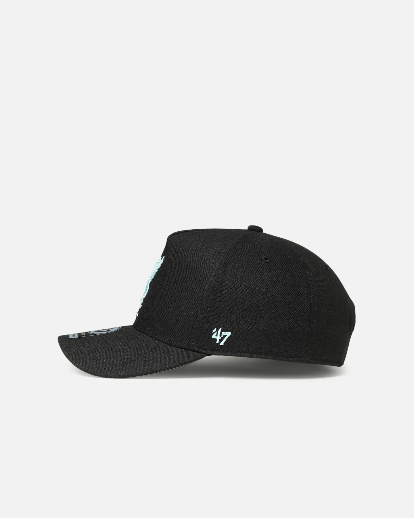 47 Brand Liverpool Football Club 'Black Turquoise' 47 MVP Snapback Black/Turquoise - Image 4