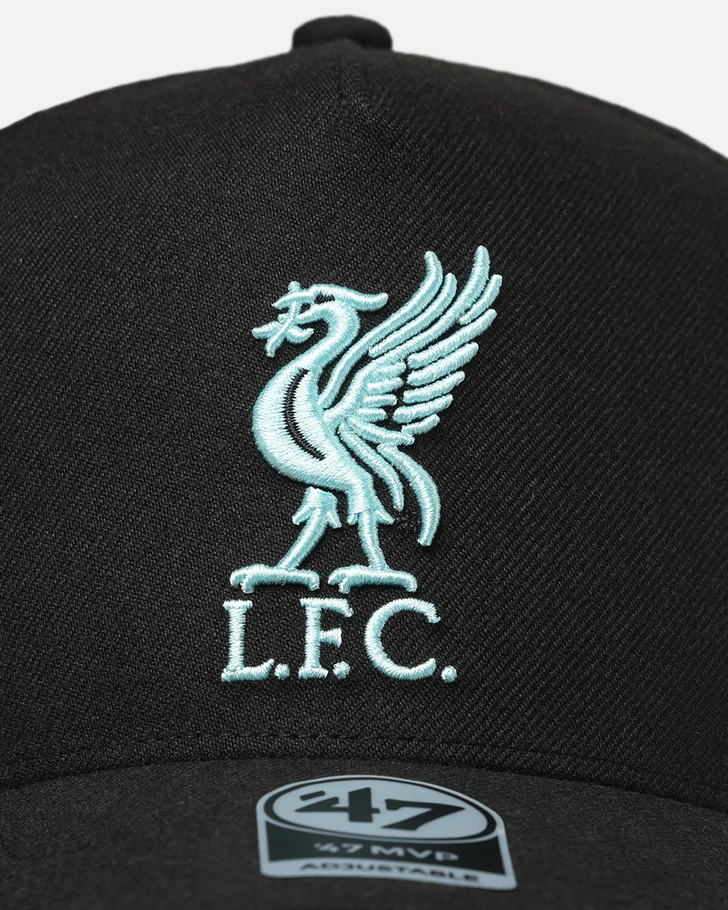 47 Brand Liverpool Football Club 'Black Turquoise' 47 MVP Snapback Black/Turquoise - Image 5