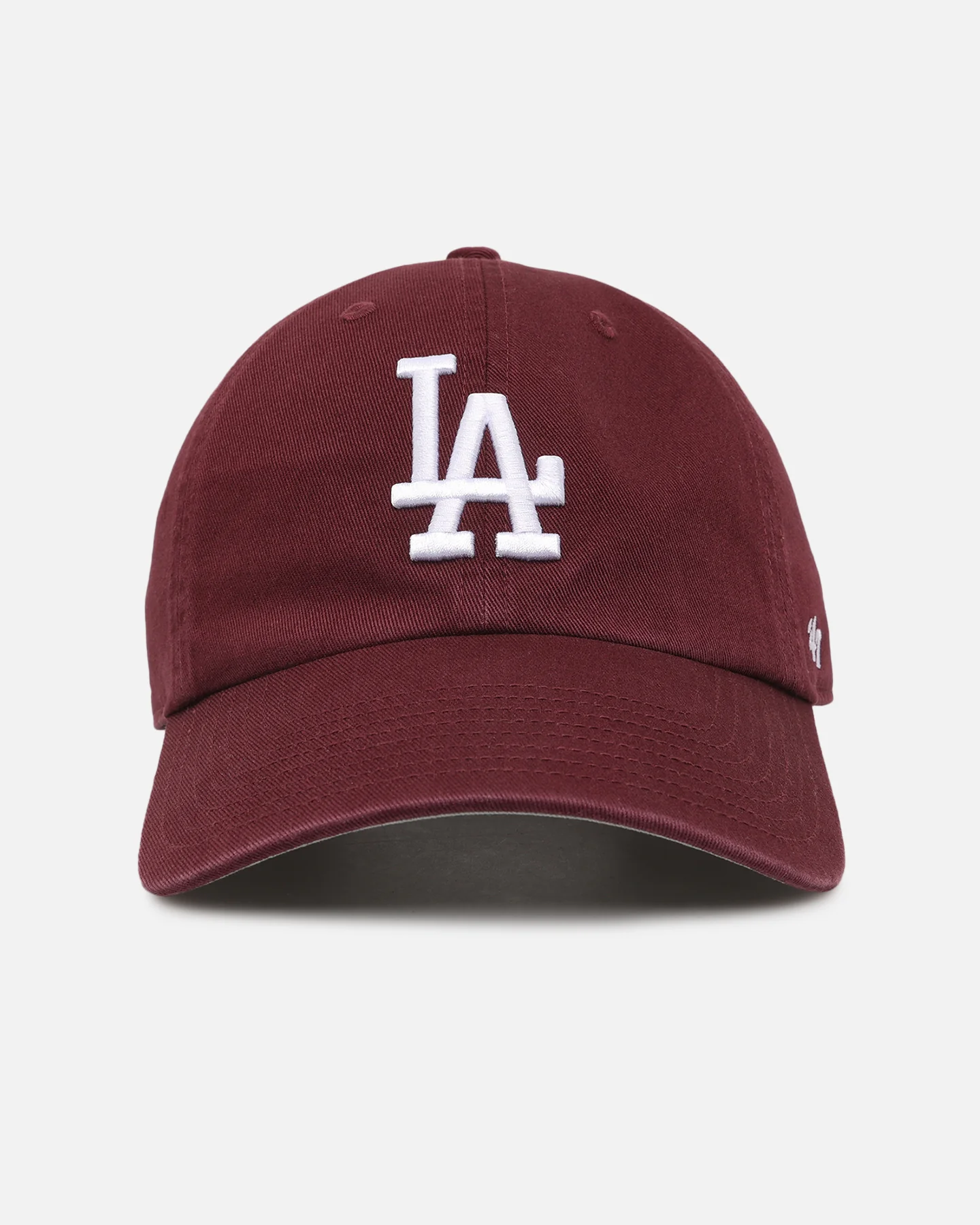 47 Brand Los Angeles Dodgers 'Ballpark' 47 Clean Up Strapback Dark Maroon