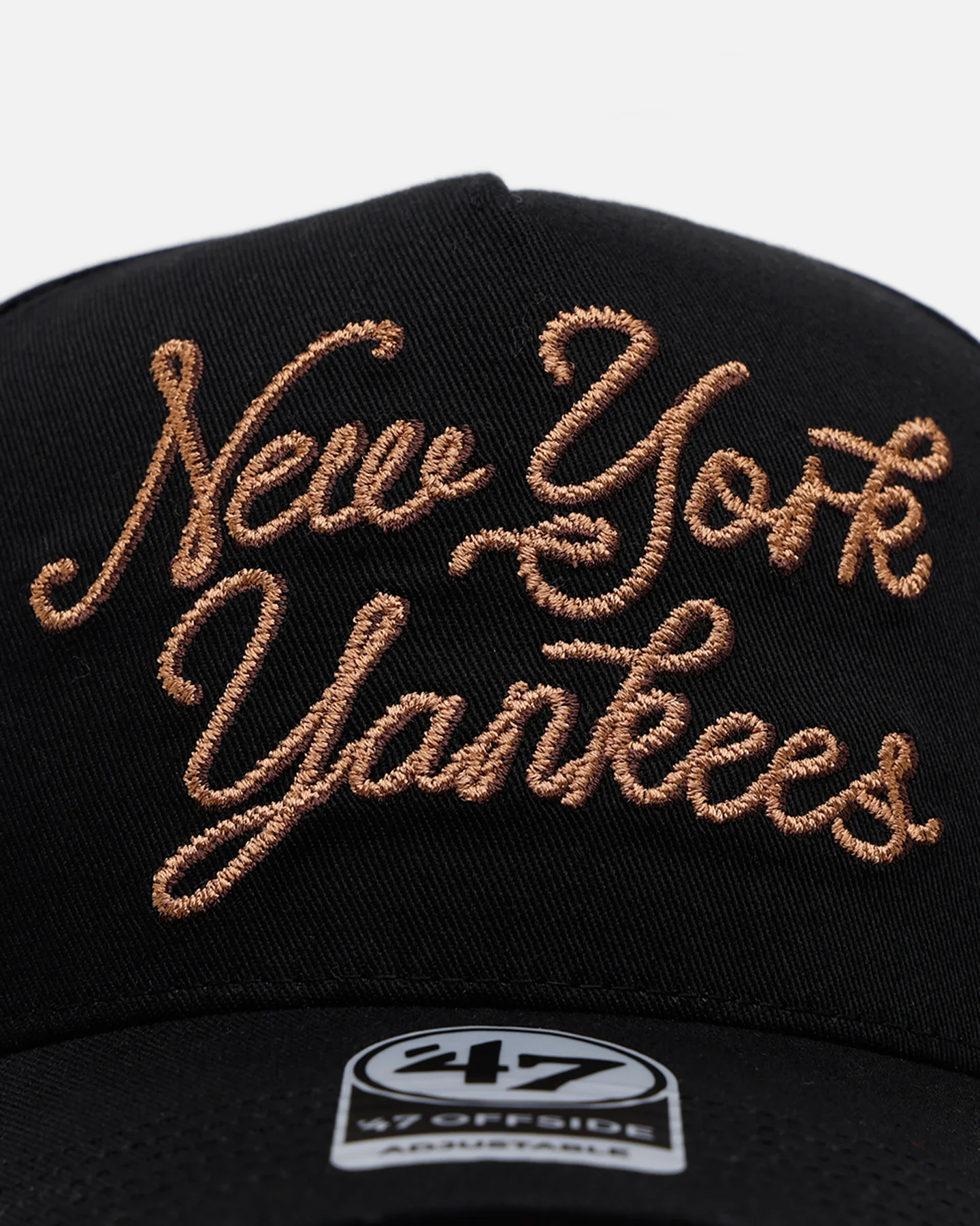 47 Brand New York Yankees 'Round Em Up' '47 Offside Snapback Black - Image 5