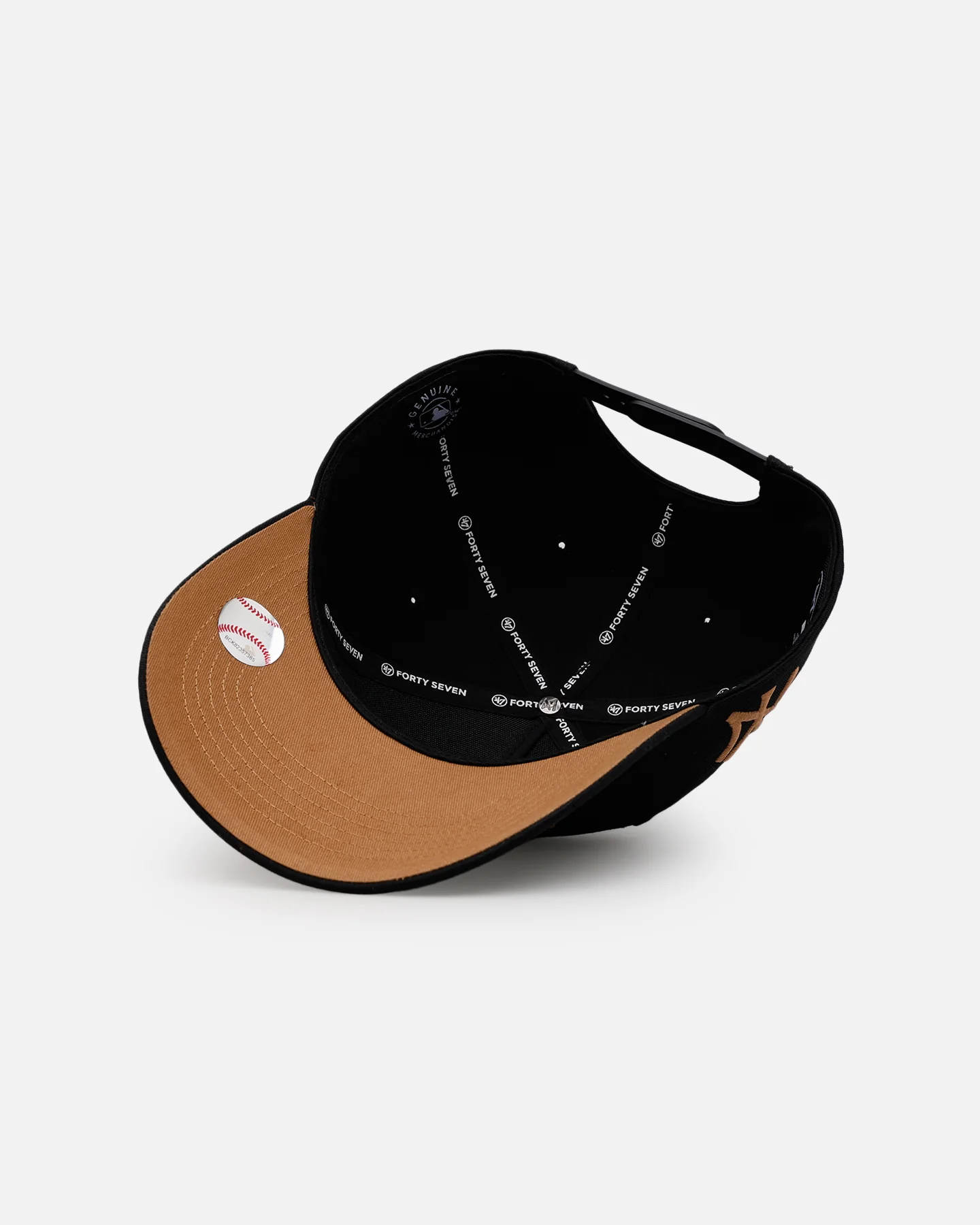 47 Brand New York Yankees 'Round Em Up' '47 Offside Snapback Black - Image 6