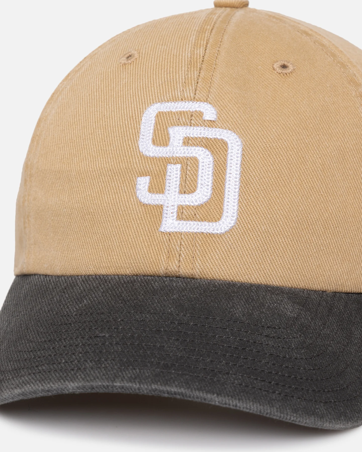 47 Brand San Diego Padres 47 Clean Up Strapback Khaki - Image 2