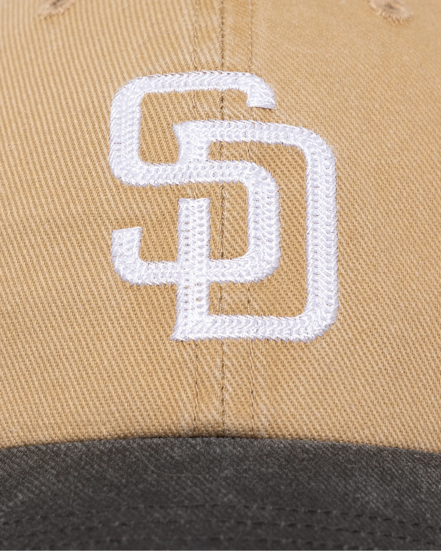47 Brand San Diego Padres 47 Clean Up Strapback Khaki - Image 6