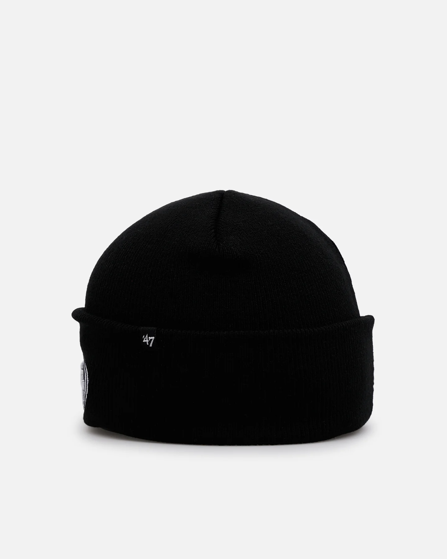 47 Brand San Francisco 49ers Haymaker Cuff Knit Beanie Black/White - Image 4
