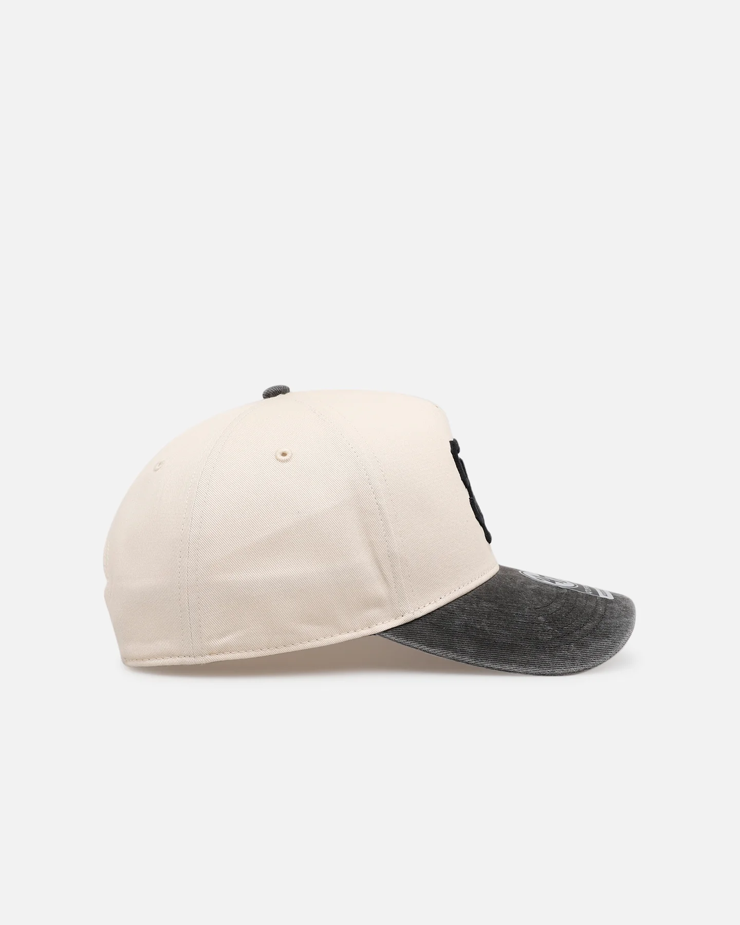 47 Brand San Francisco Giants 'Washed Black Visor' 47 Offside Snapback Natural - Image 3