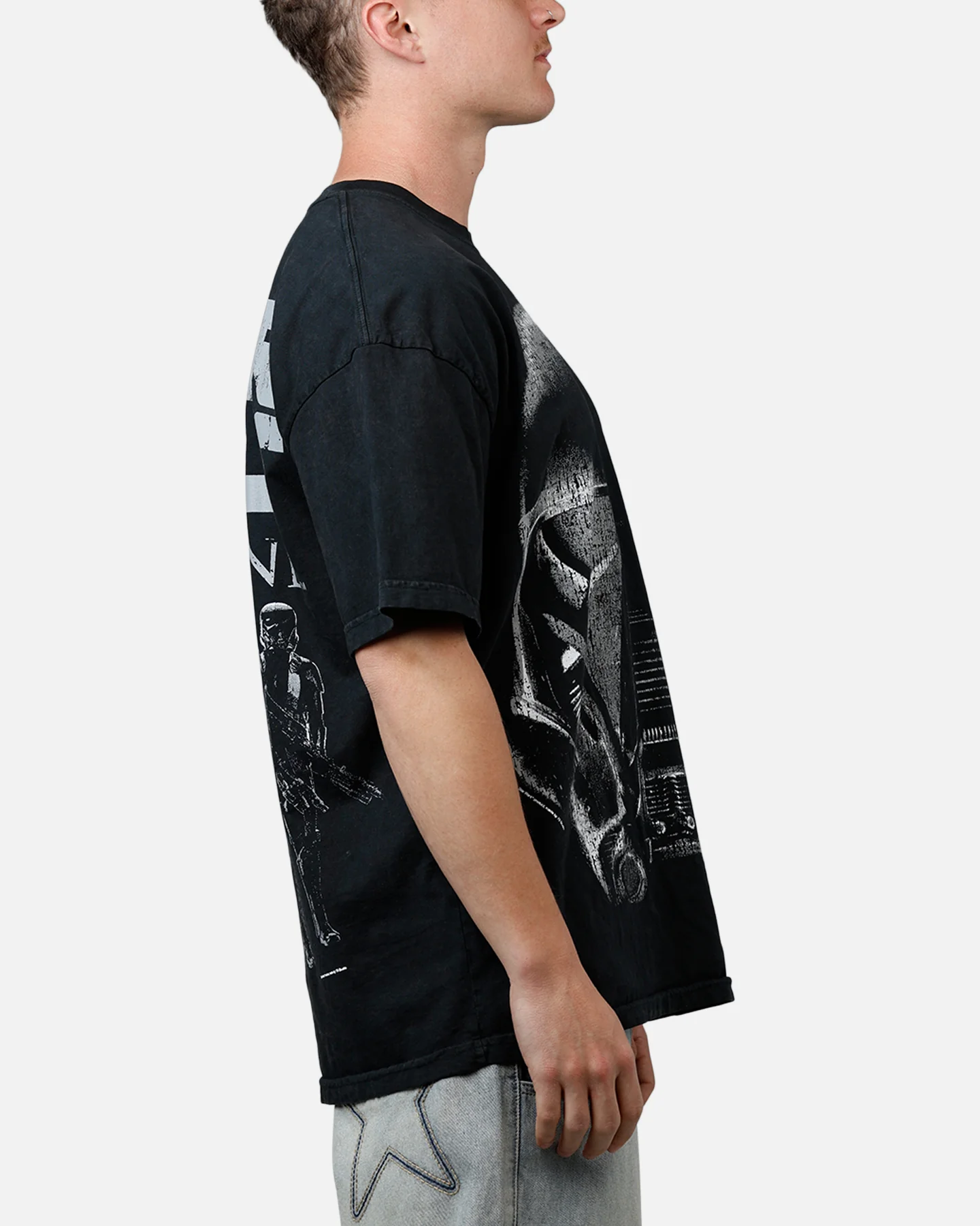 73Studio Star Wars Death Trooper Vintage T-Shirt Black - Image 4