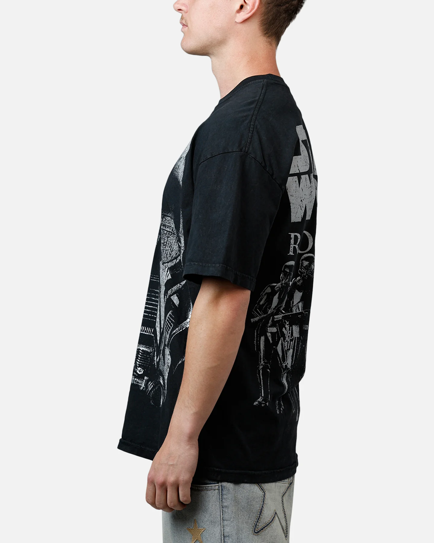 73Studio Star Wars Death Trooper Vintage T-Shirt Black - Image 5