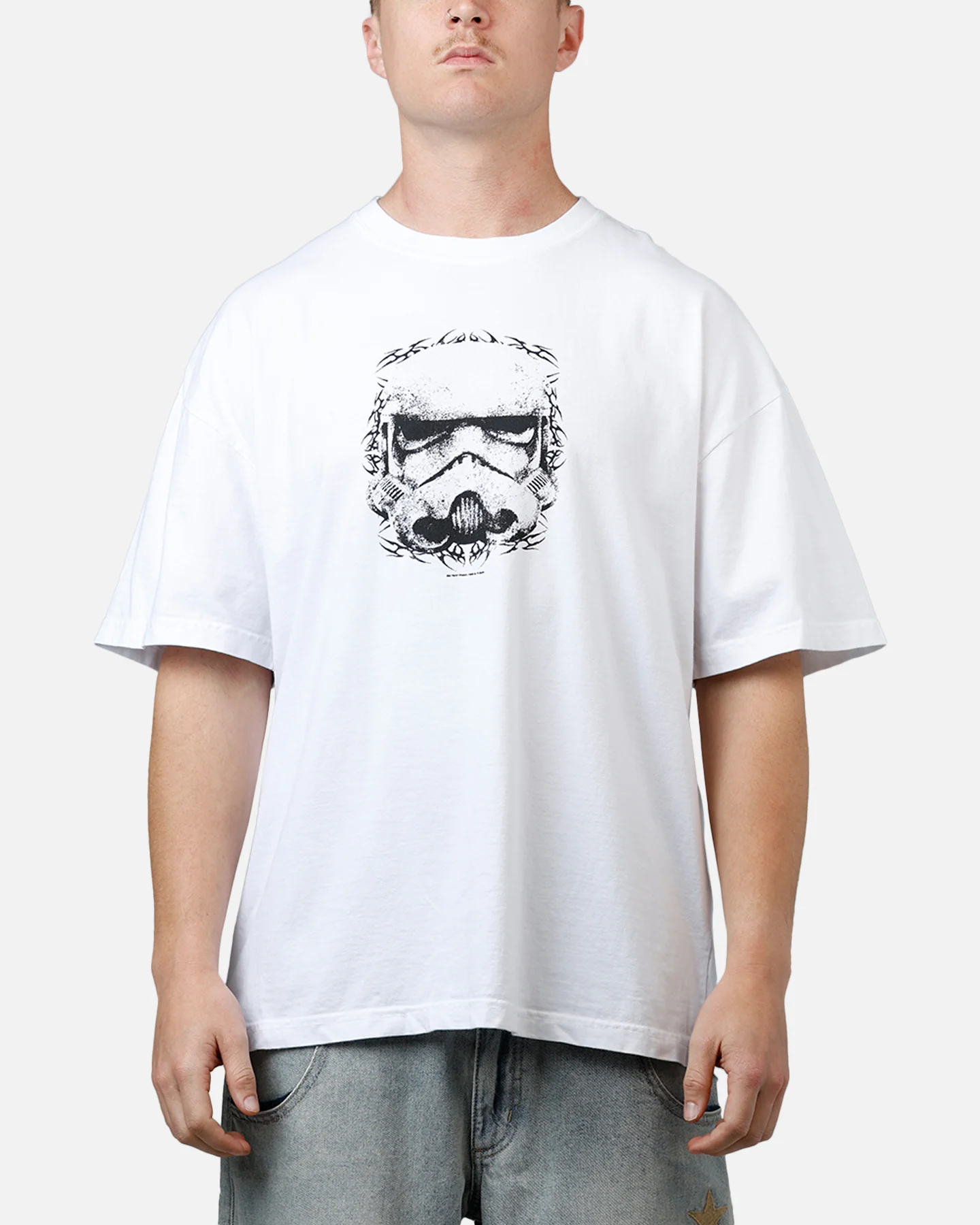 73Studio Star Wars Join The Empire Vintage T-Shirt White - Image 2