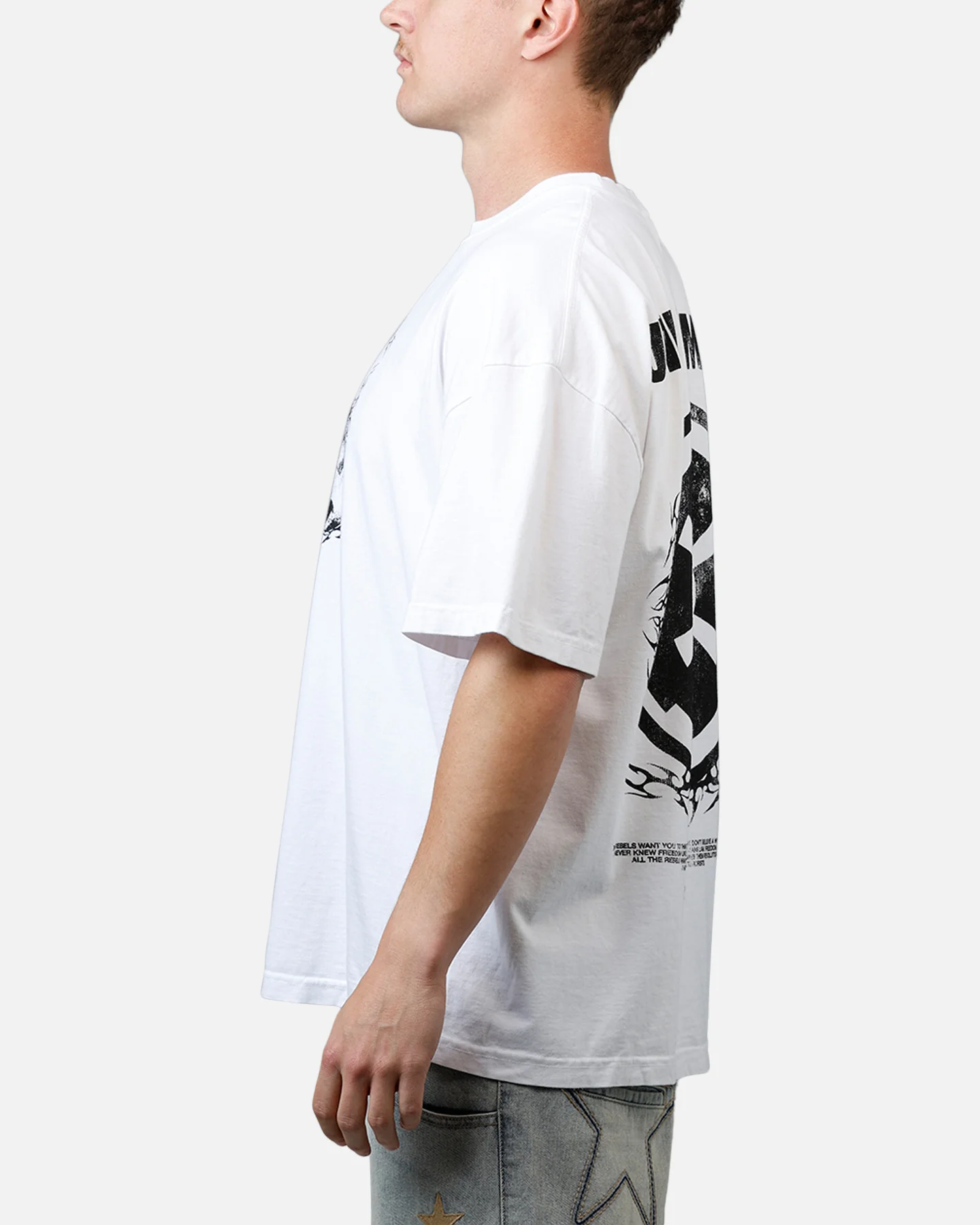 73Studio Star Wars Join The Empire Vintage T-Shirt White - Image 5
