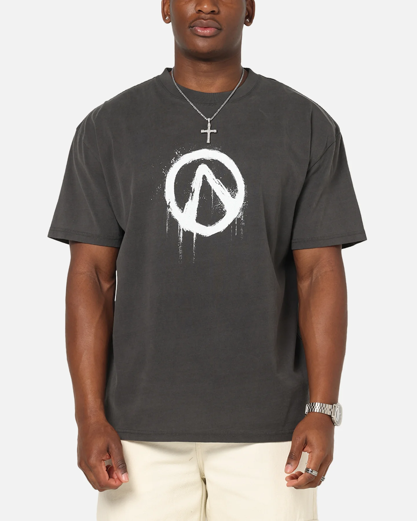 73Studio X Borderlands 4 Break Free T-Shirt Black Wash - Image 2
