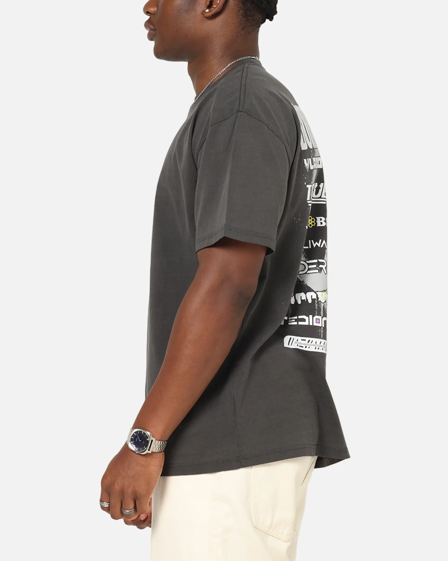 73Studio X Borderlands 4 Break Free T-Shirt Black Wash - Image 6
