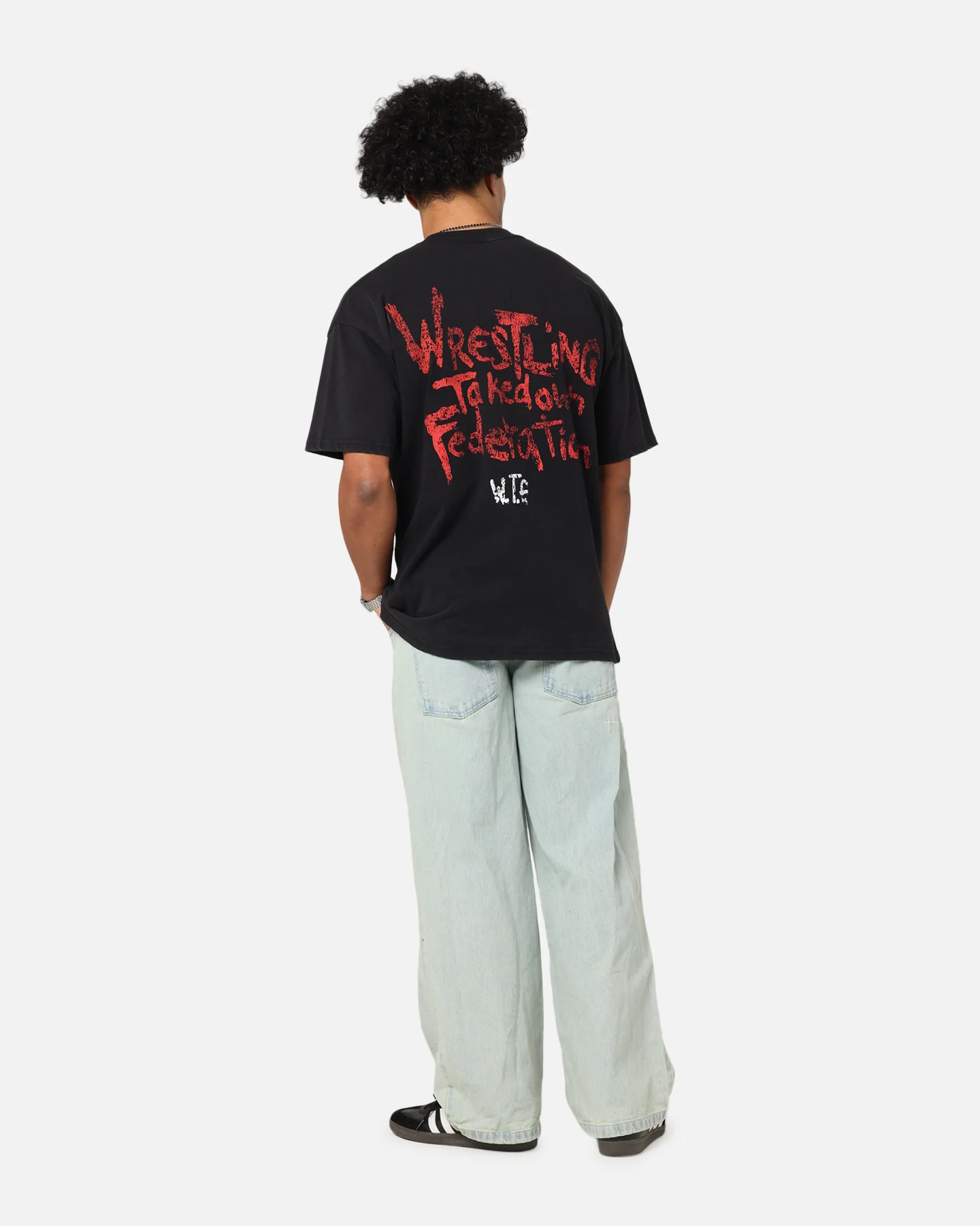 73Studio X South Park WTF Vintage T-Shirt Black Acidwash - Image 4