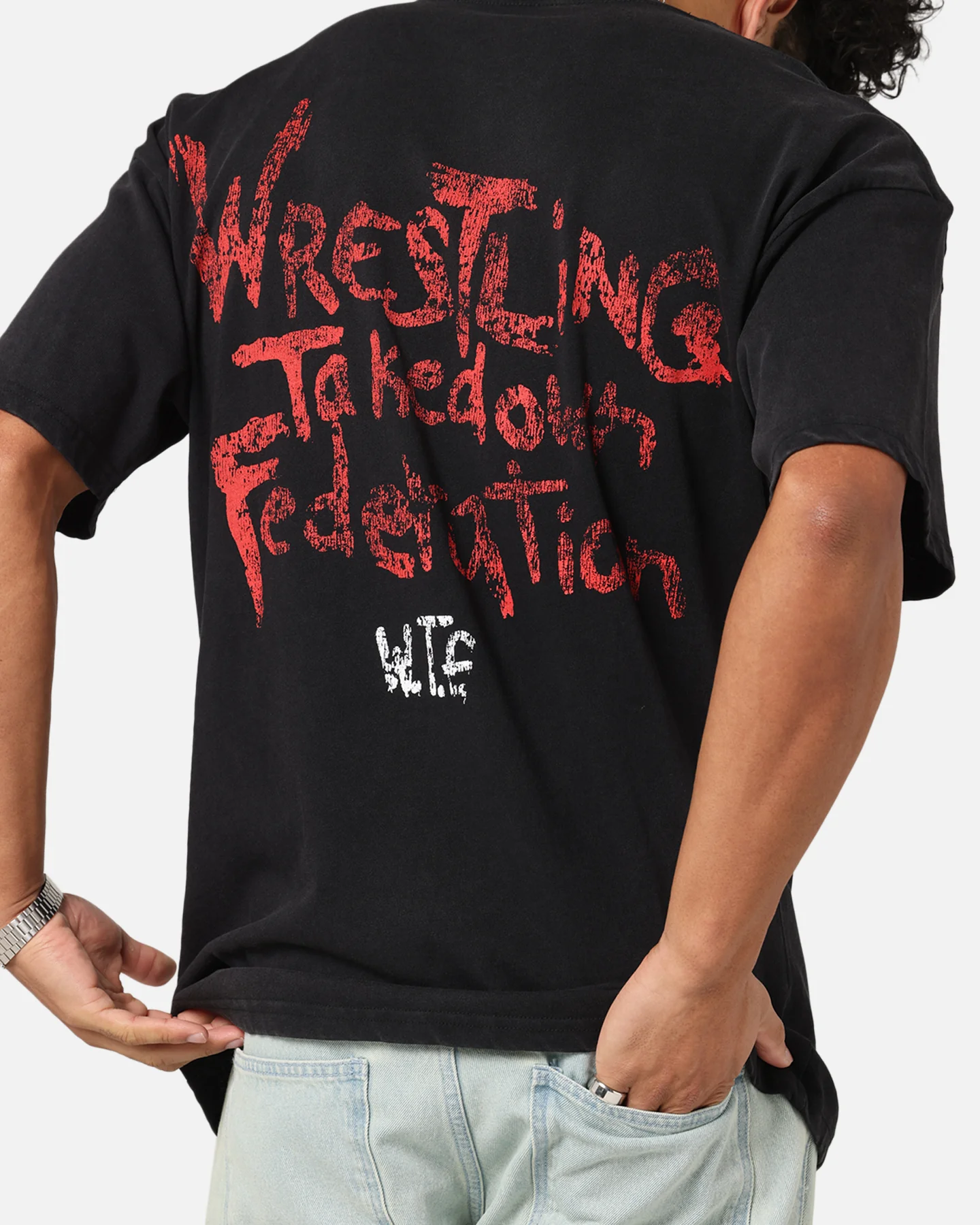73Studio X South Park WTF Vintage T-Shirt Black Acidwash - Image 8