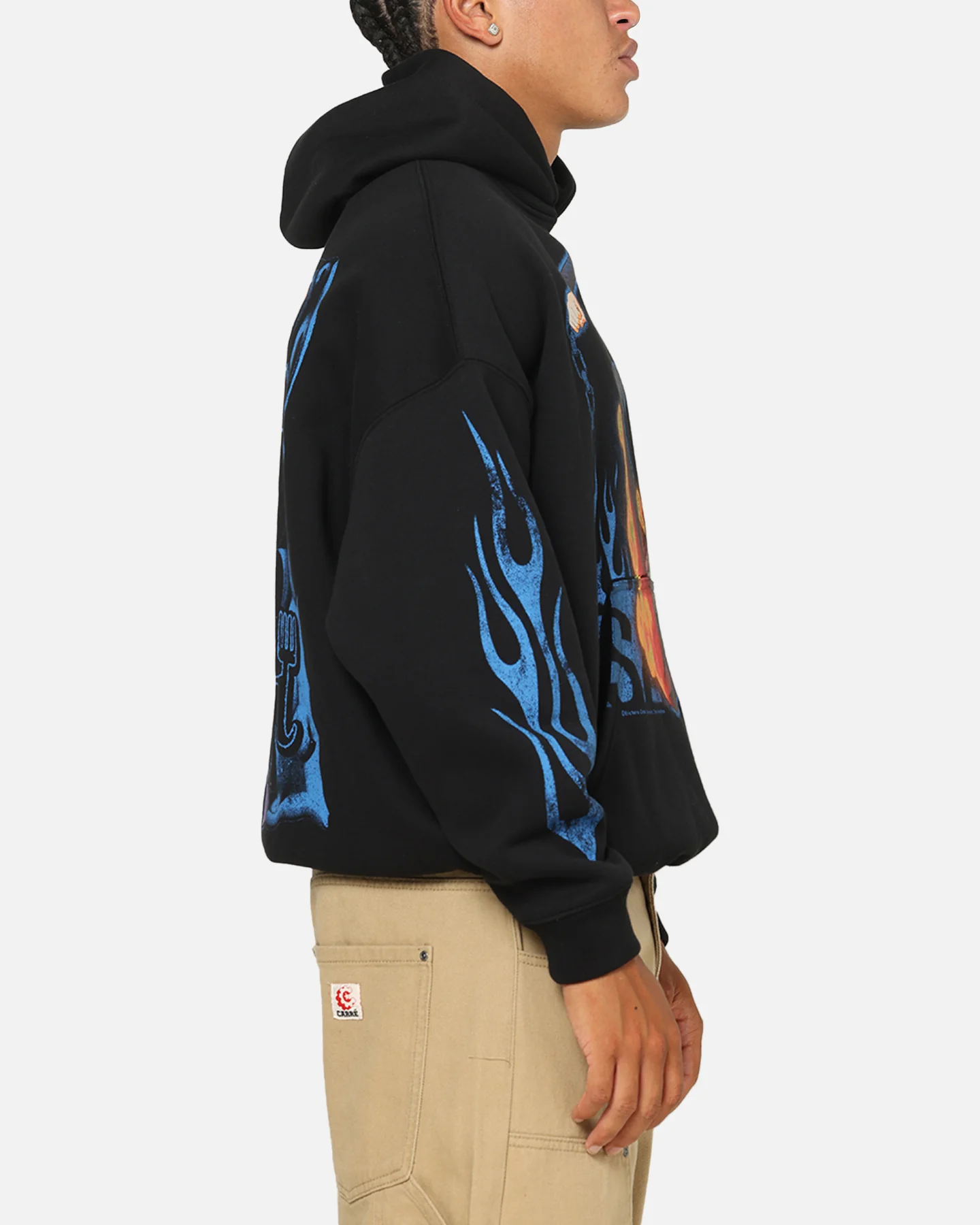 73Studio X One Piece Sanji Premium Hoodie Black - Image 5