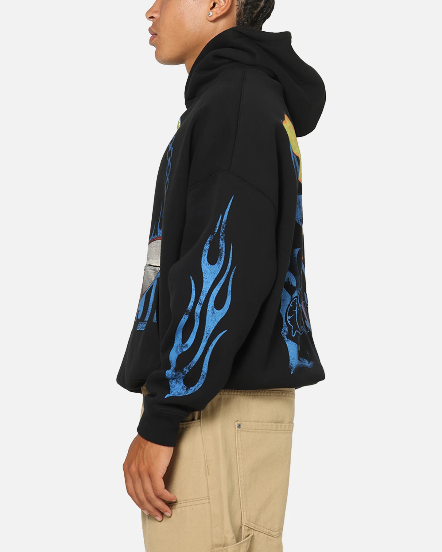 73Studio X One Piece Sanji Premium Hoodie Black - Image 6