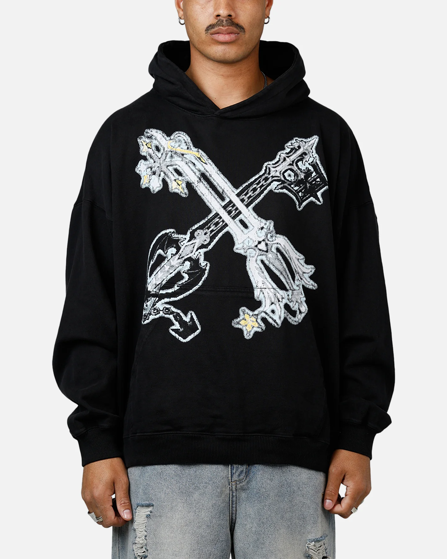 73Studio Disney Kingdom Hearts Roxas Premium Hoodie Black