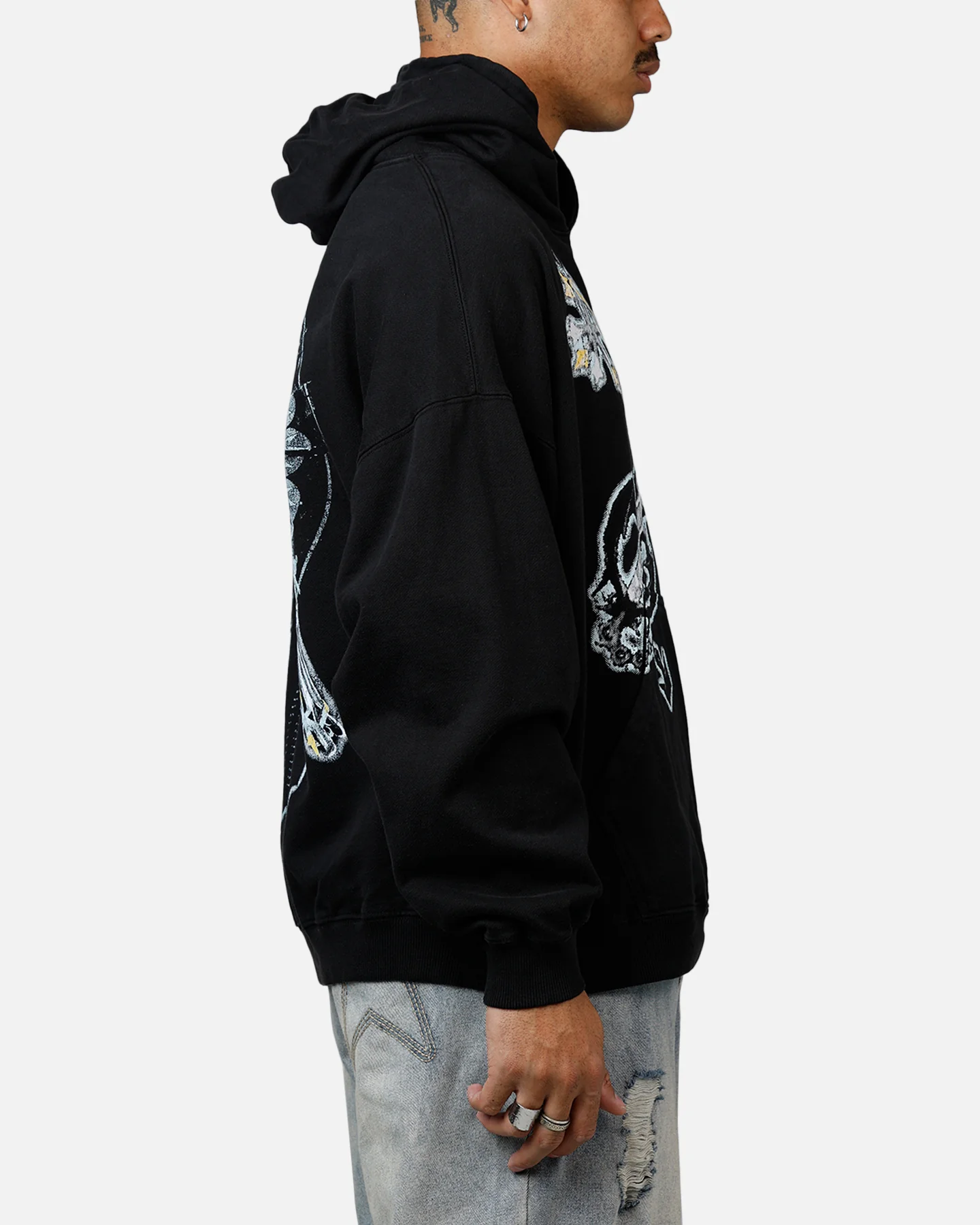 73Studio Disney Kingdom Hearts Roxas Premium Hoodie Black - Image 4