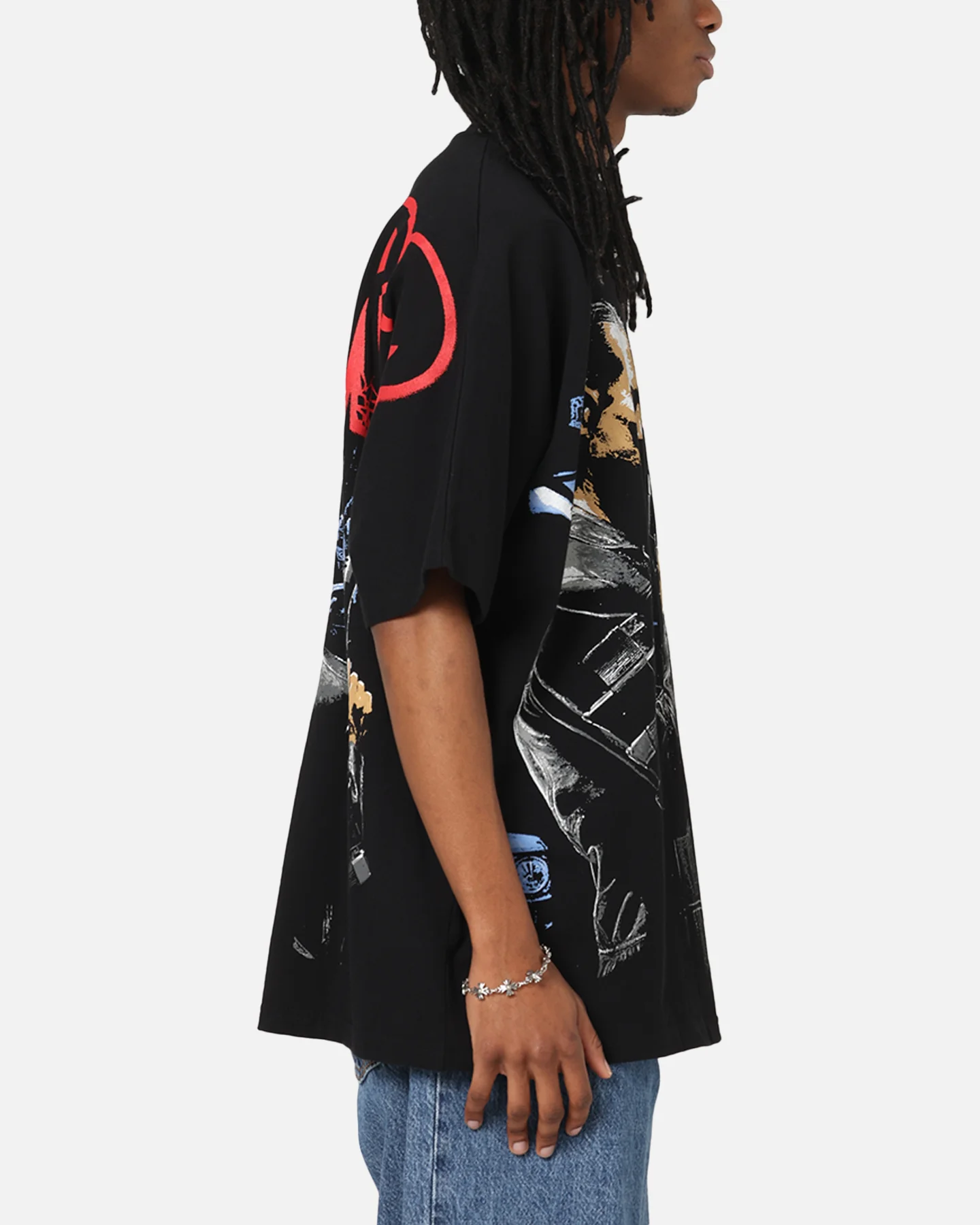 73Studio Marvel The Punisher All Over Print T-Shirt Black - Image 5