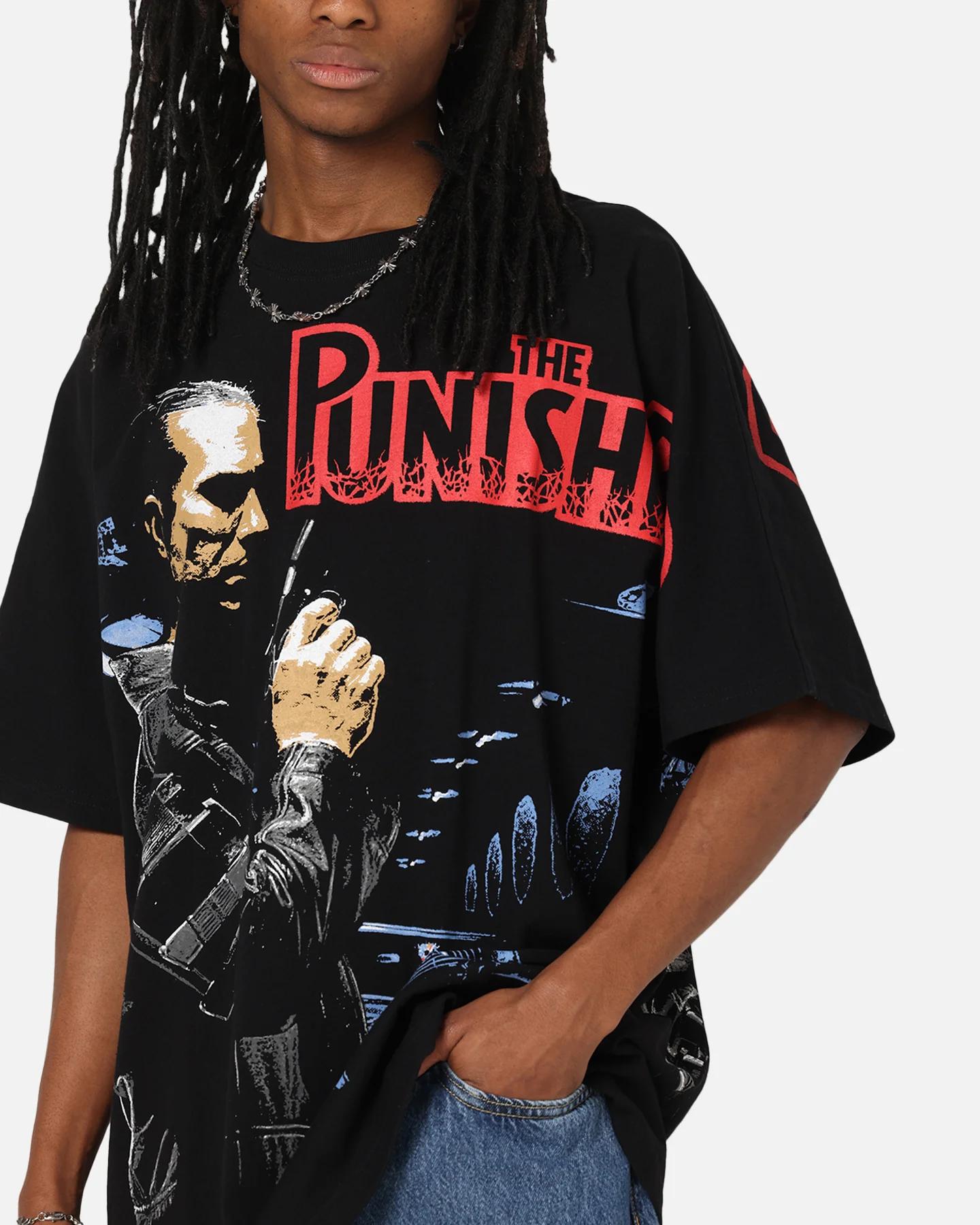 73Studio Marvel The Punisher All Over Print T-Shirt Black - Image 8