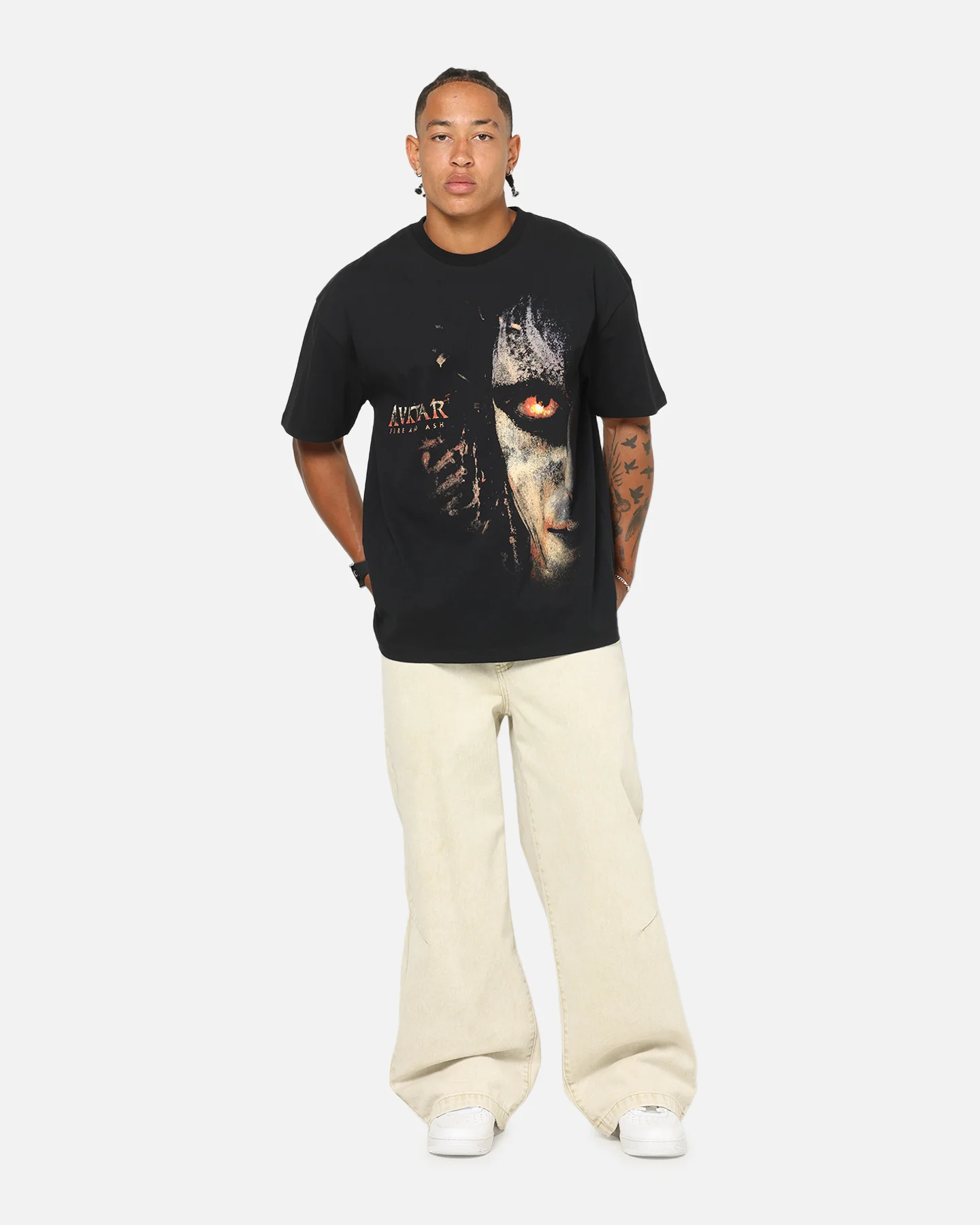73Studio X Avatar Fire And Ask Heavy T-Shirt Black - Image 3