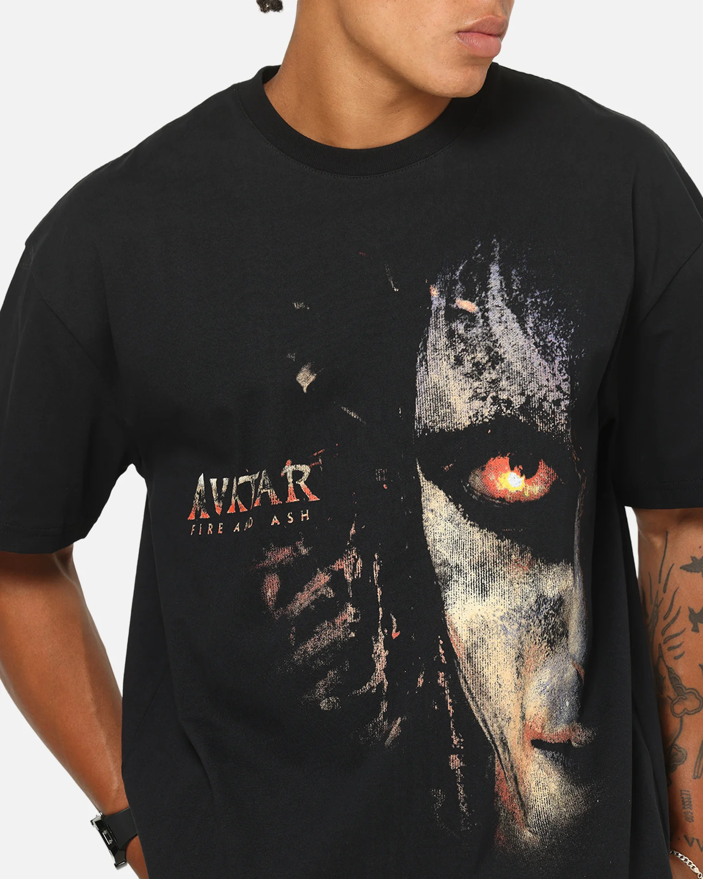 73Studio X Avatar Fire And Ask Heavy T-Shirt Black - Image 7