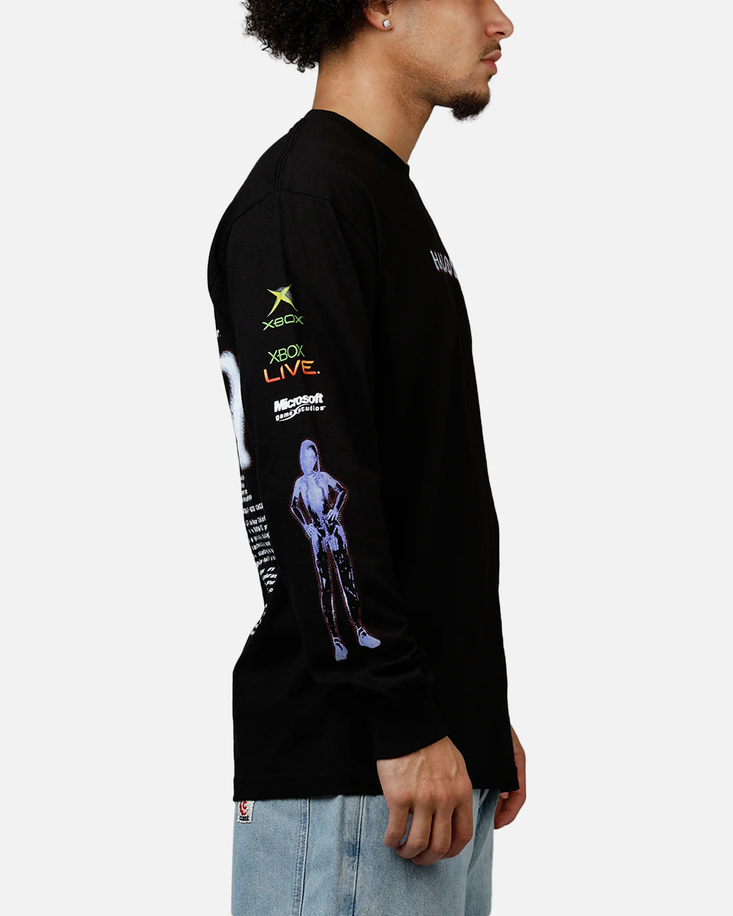 73Studio X Halo Halo 2 Spartan 117 Long Sleeve T-Shirt Black - Image 4