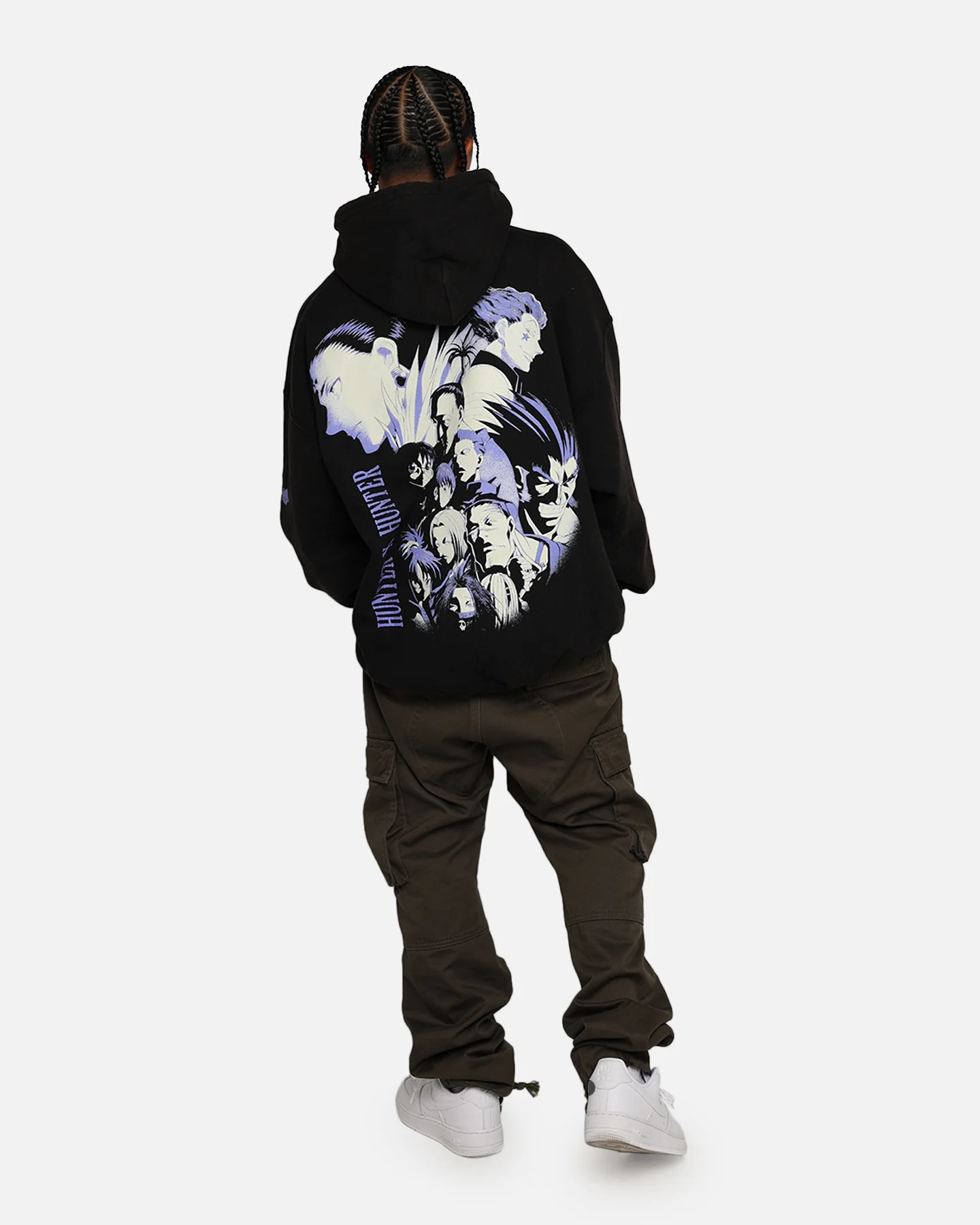 73Studio X Hunter x Hunter Phantom Troupe Hoodie Black Wash - Image 3