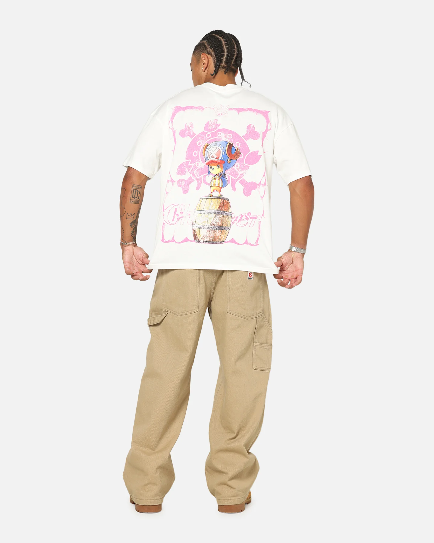 73Studio X One Piece Chopper Vintage T-Shirt Off White - Image 4