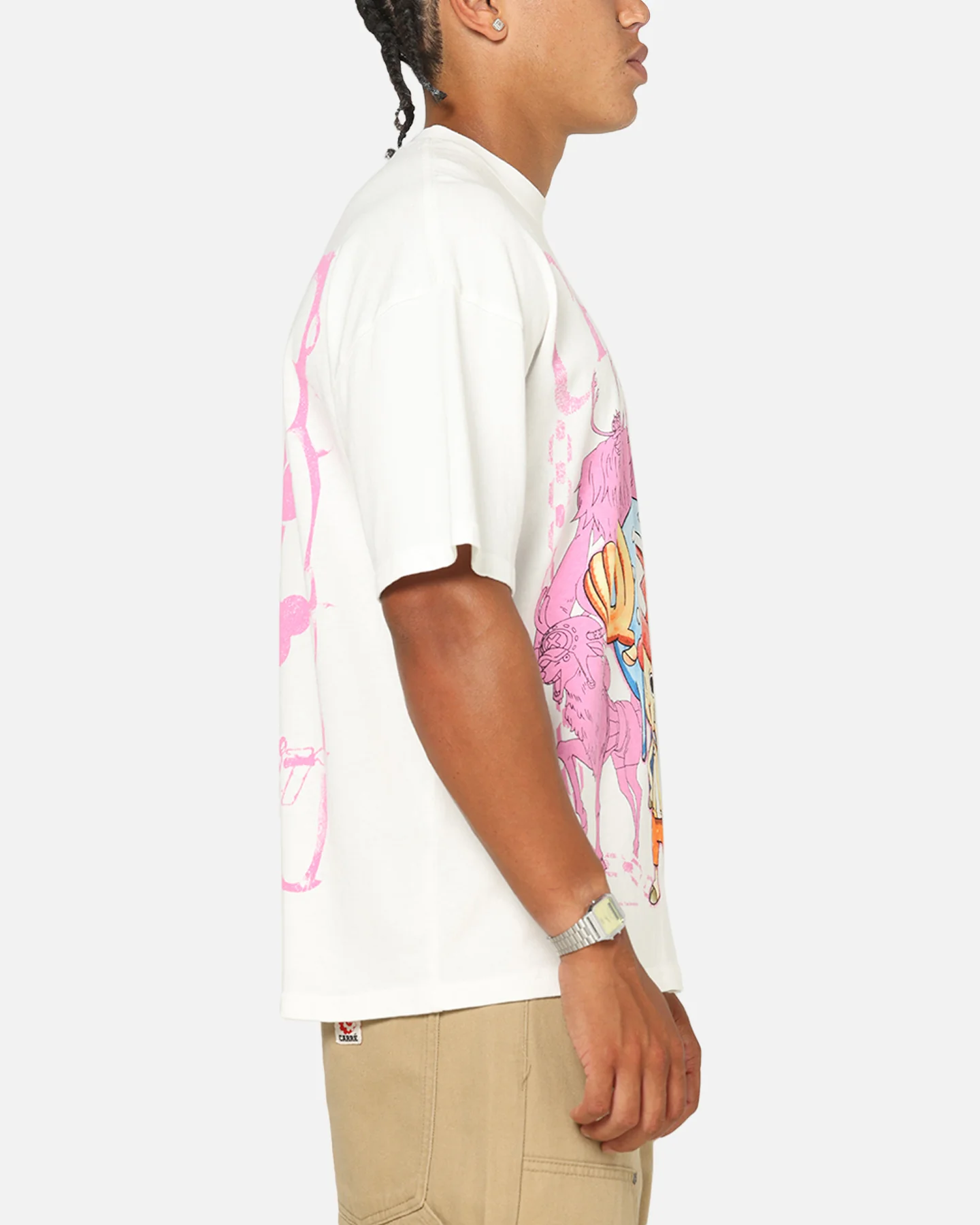 73Studio X One Piece Chopper Vintage T-Shirt Off White - Image 5