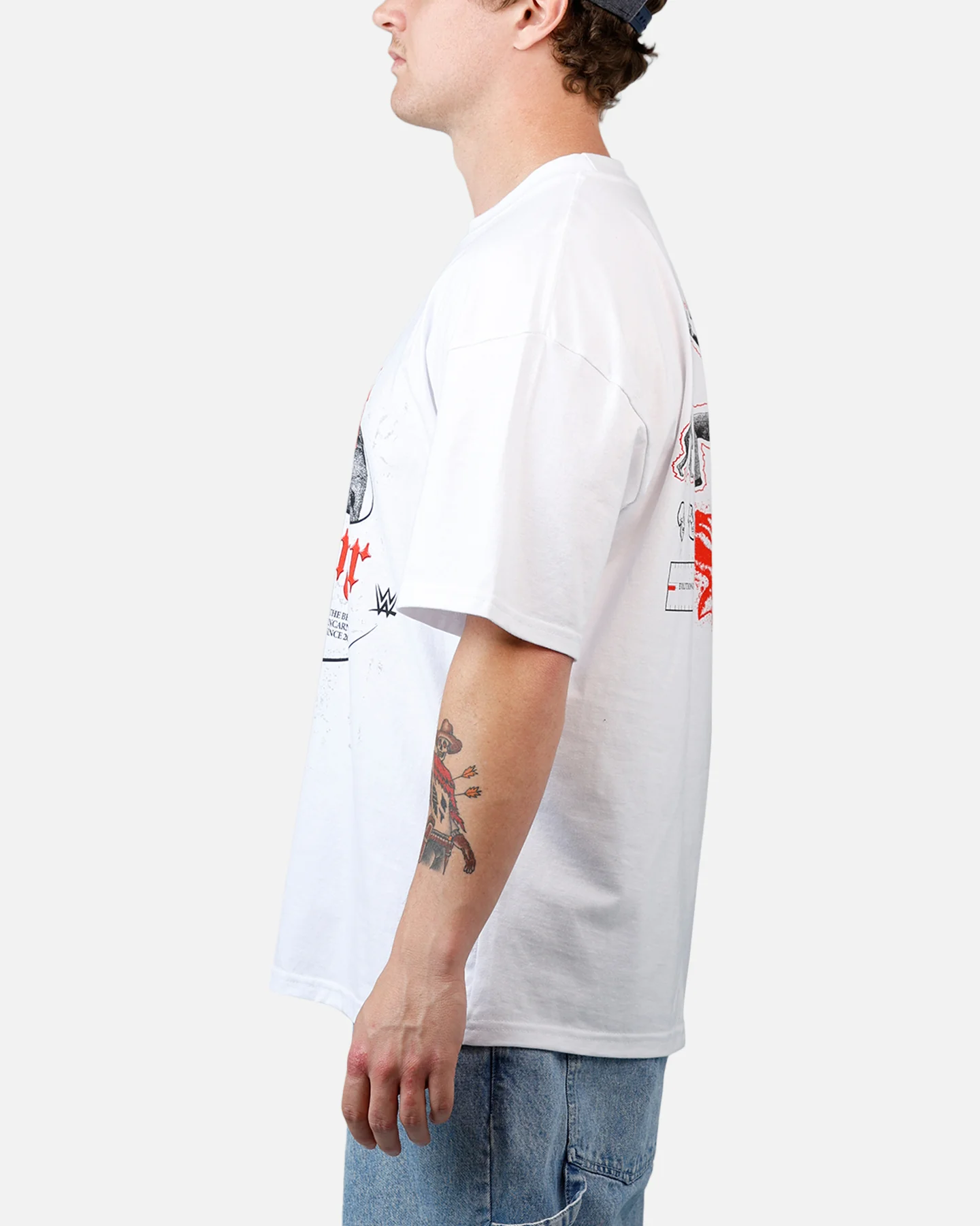 73Studio X WWE Wrestlemania 42 Brock Lesnar T-Shirt White - Image 5
