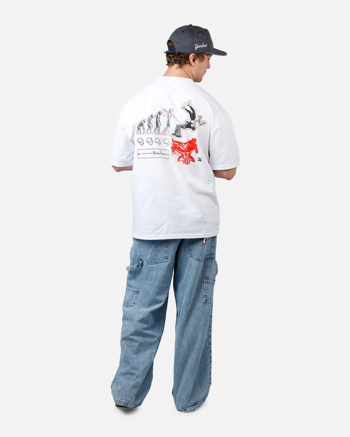 73Studio X WWE Wrestlemania 42 Brock Lesnar T-Shirt White - Image 6