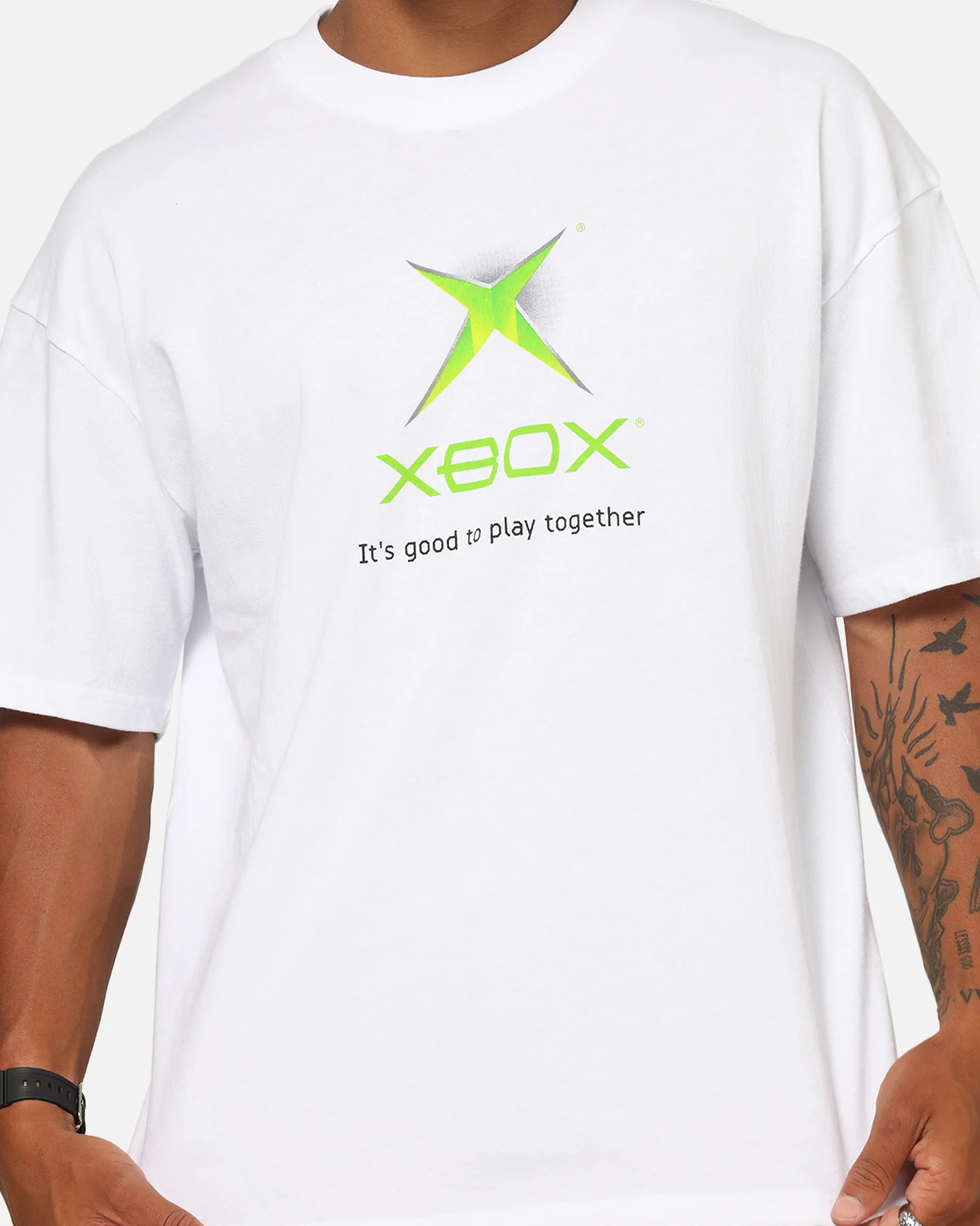 73Studio X Xbox 25th Anniversary 2001 Play Together T-Shirt White - Image 7