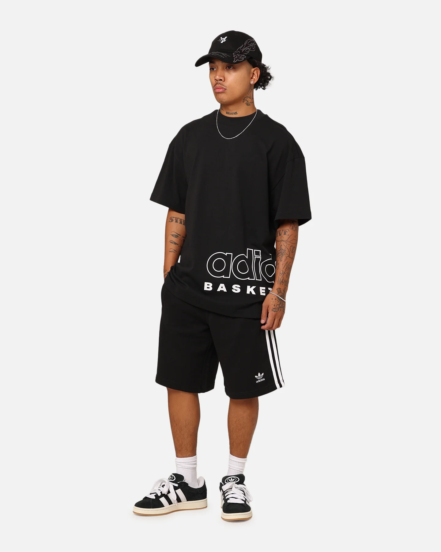 Adidas Adicolour Classics 3-Stripes Sweat Shorts Black - Image 2